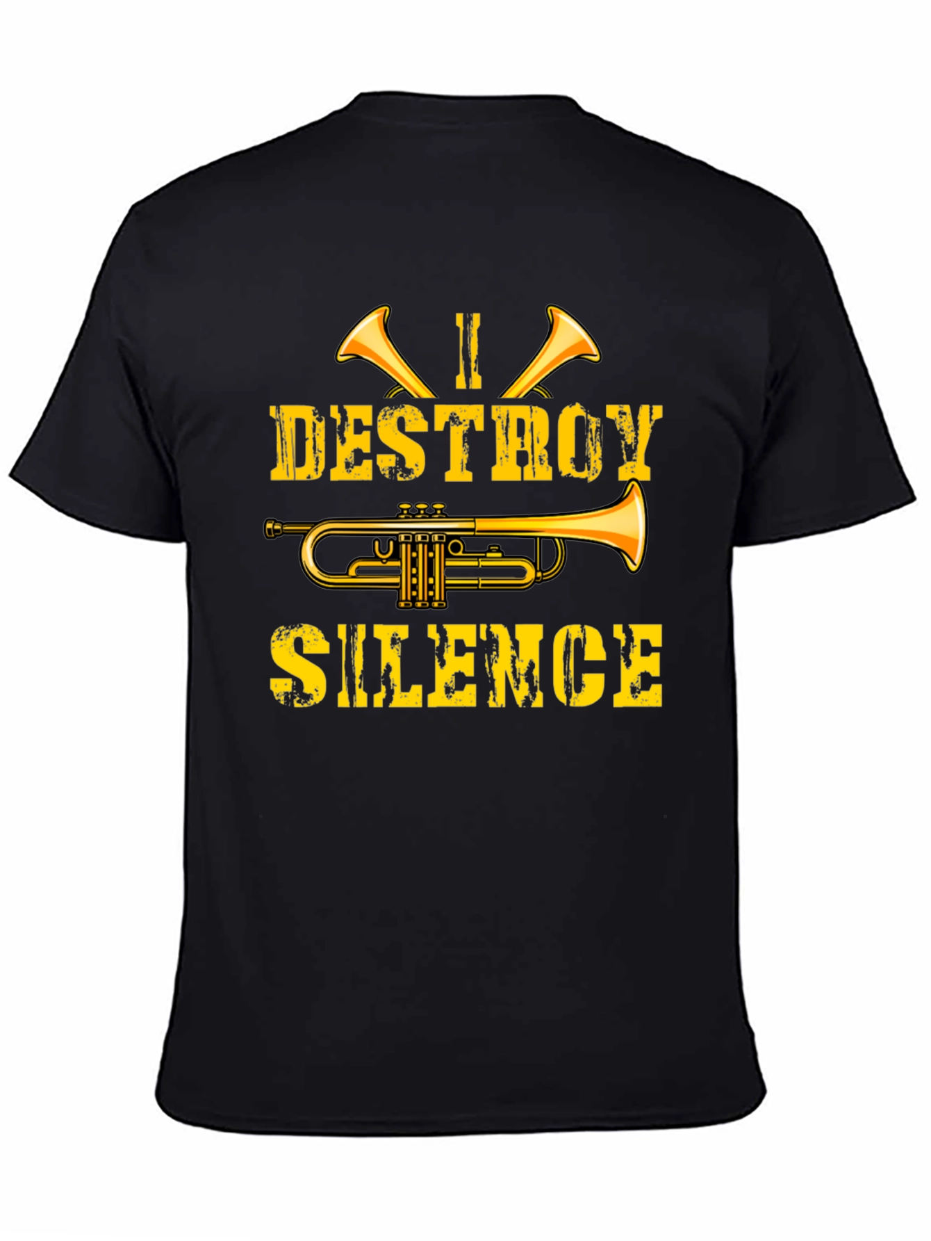 I Destroy Silence Trumpet T-Shirt