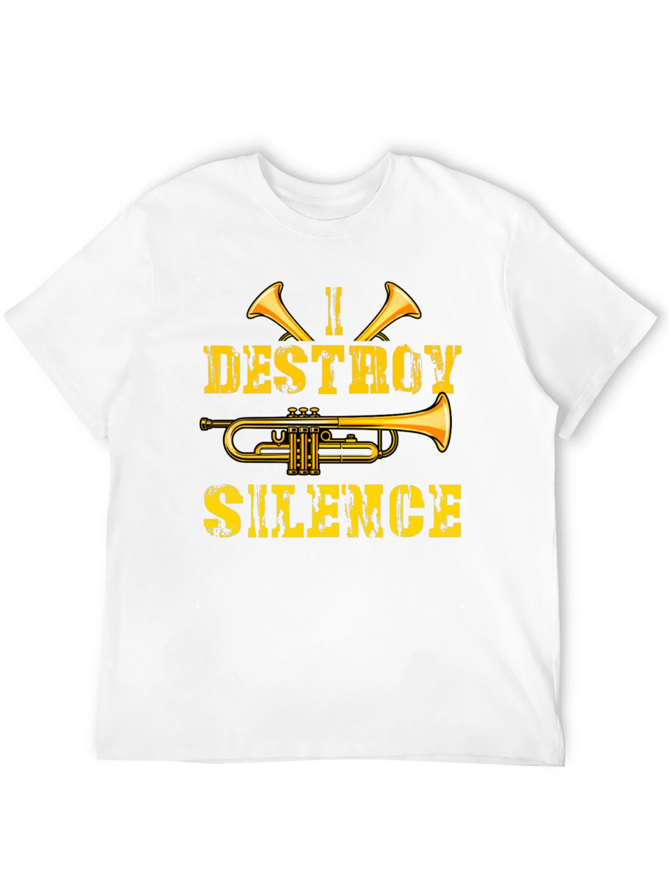 I Destroy Silence Trumpet T-Shirt