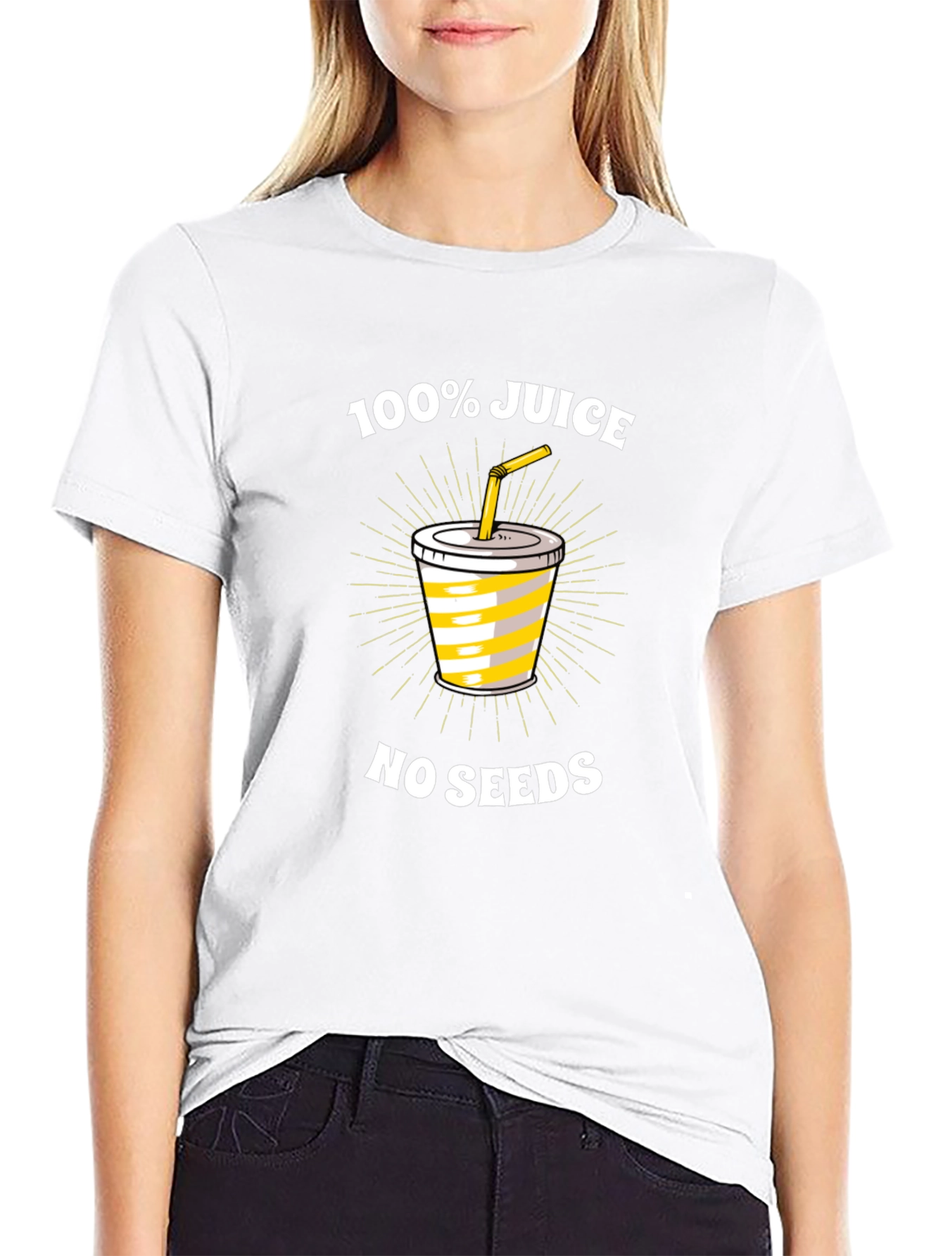 100% Juice No Seeds Graphic Tee