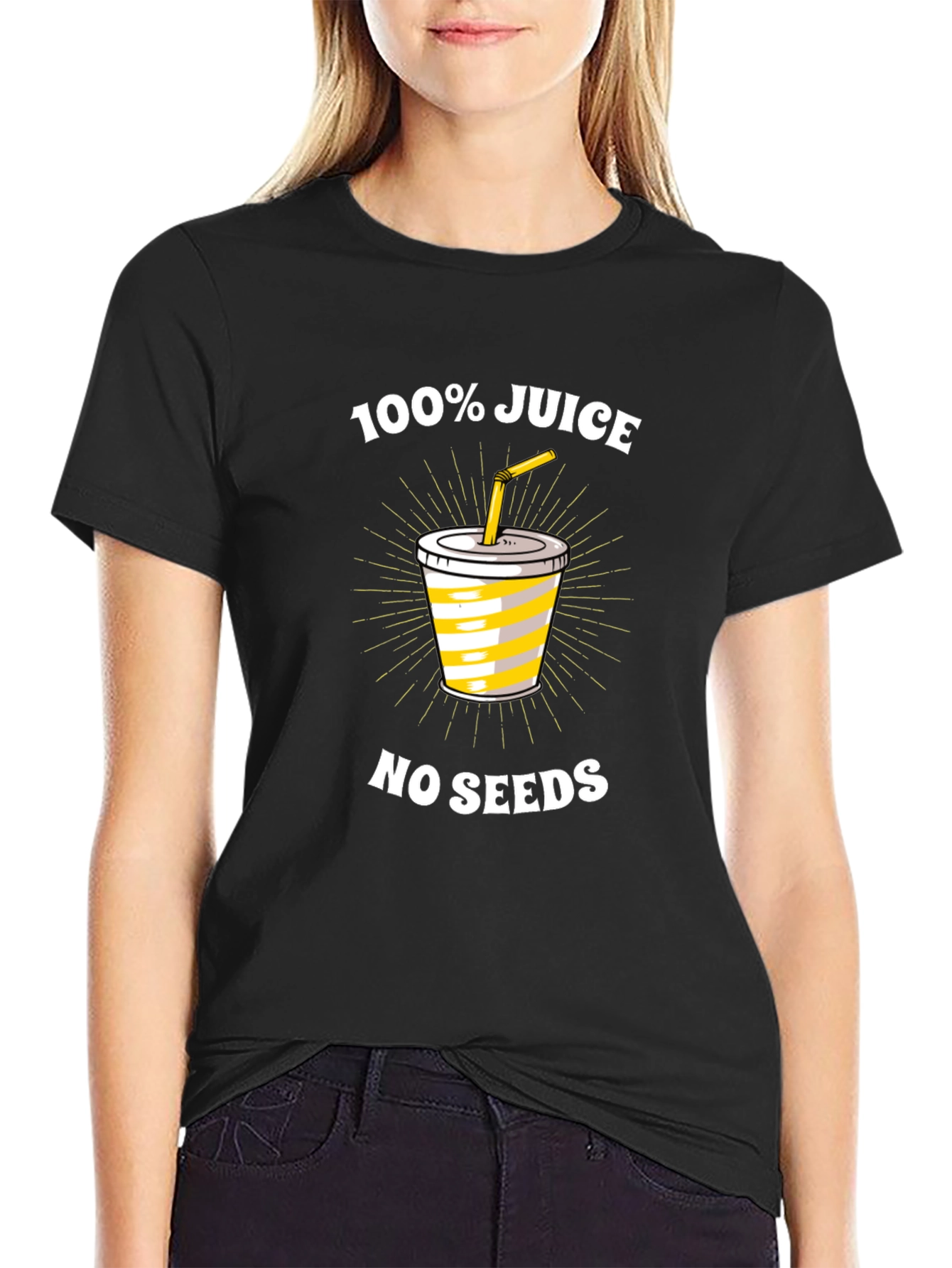 100% Juice No Seeds Graphic Tee