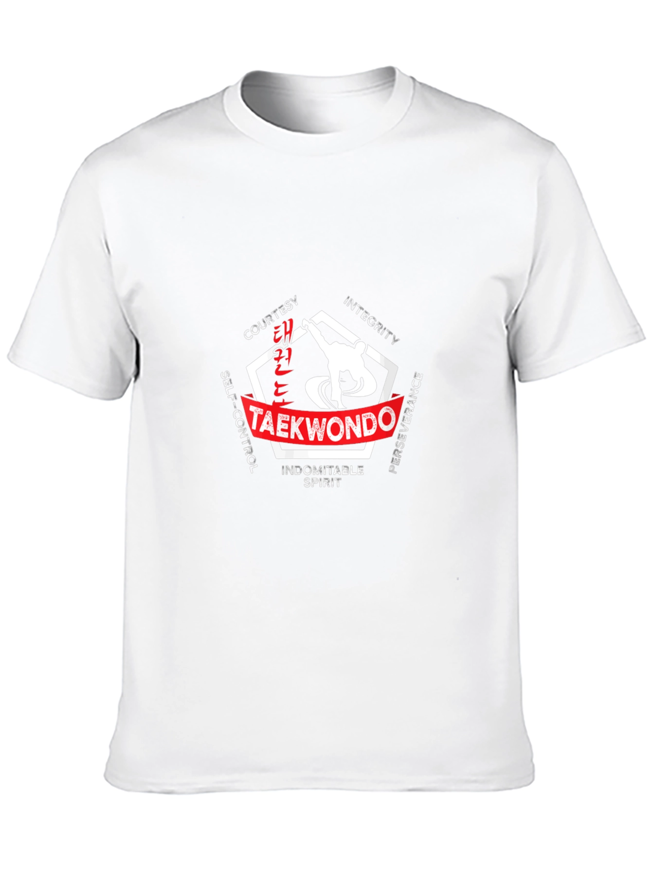 Taekwondo Martial Arts T-Shirt Black