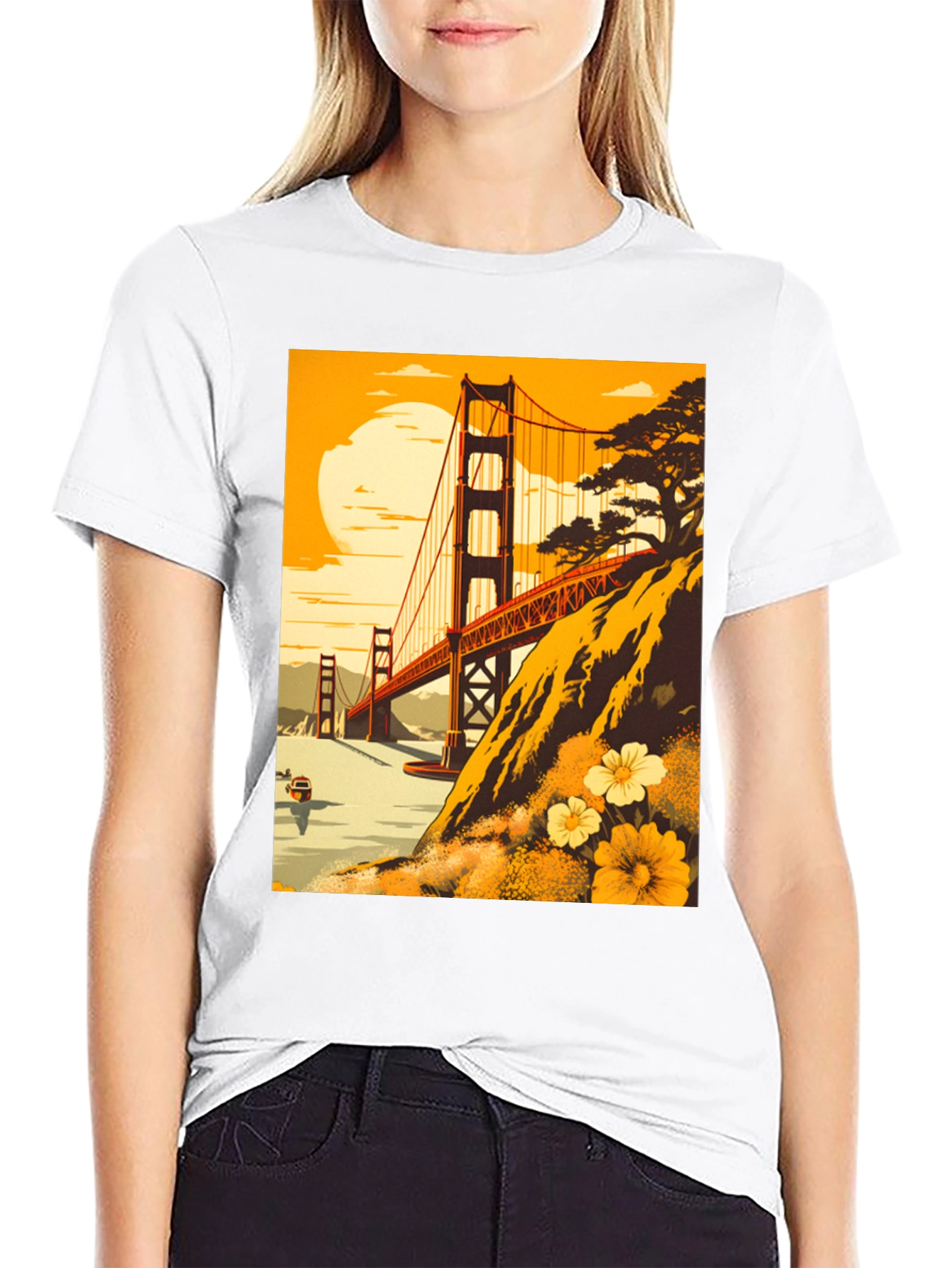 Golden Gate Bridge Graphic Tee