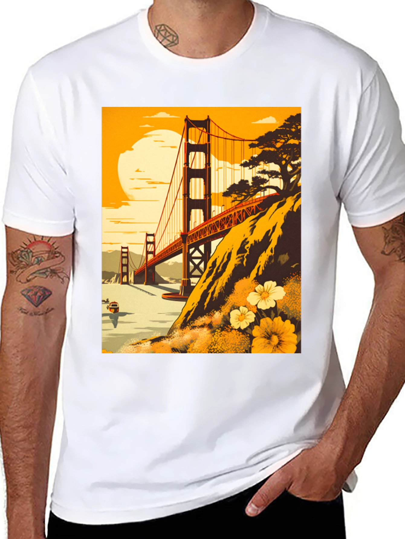 Golden Gate Bridge Graphic Tee