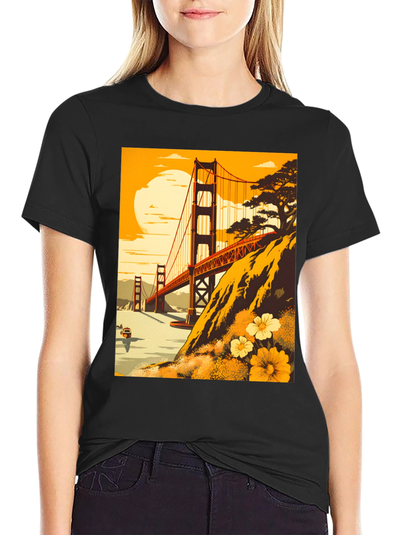 Golden Gate Bridge Graphic Tee