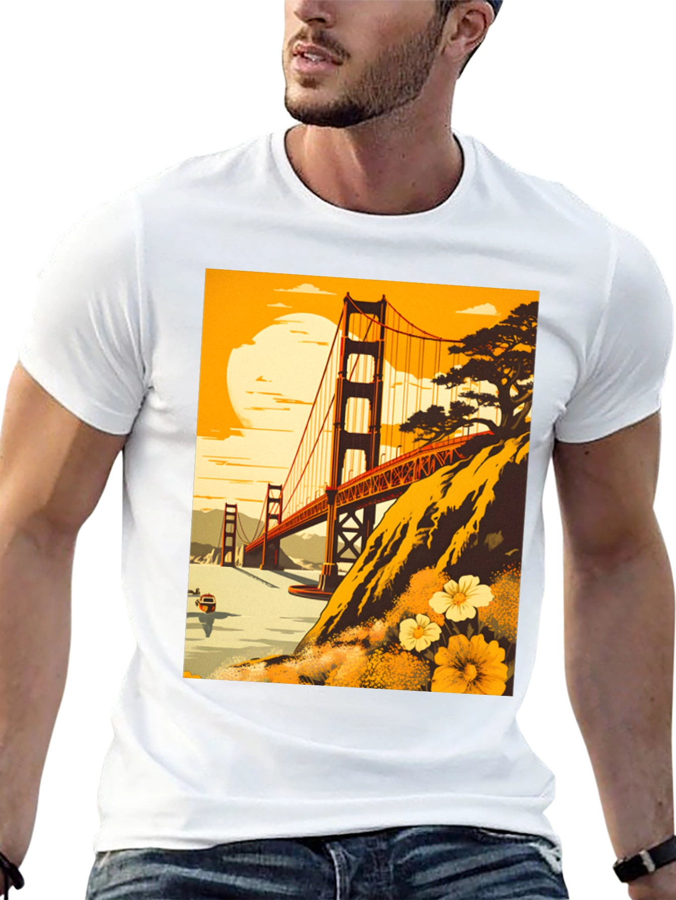 Golden Gate Bridge Graphic Tee