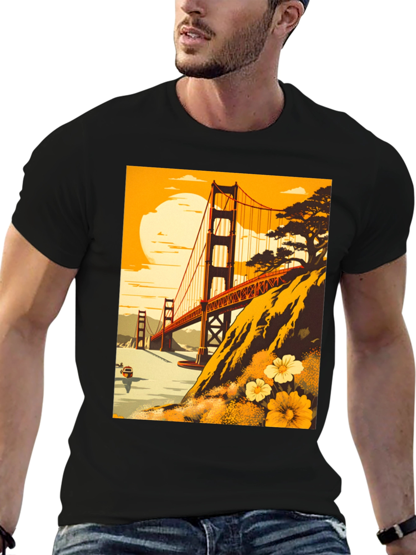 Golden Gate Bridge Graphic Tee