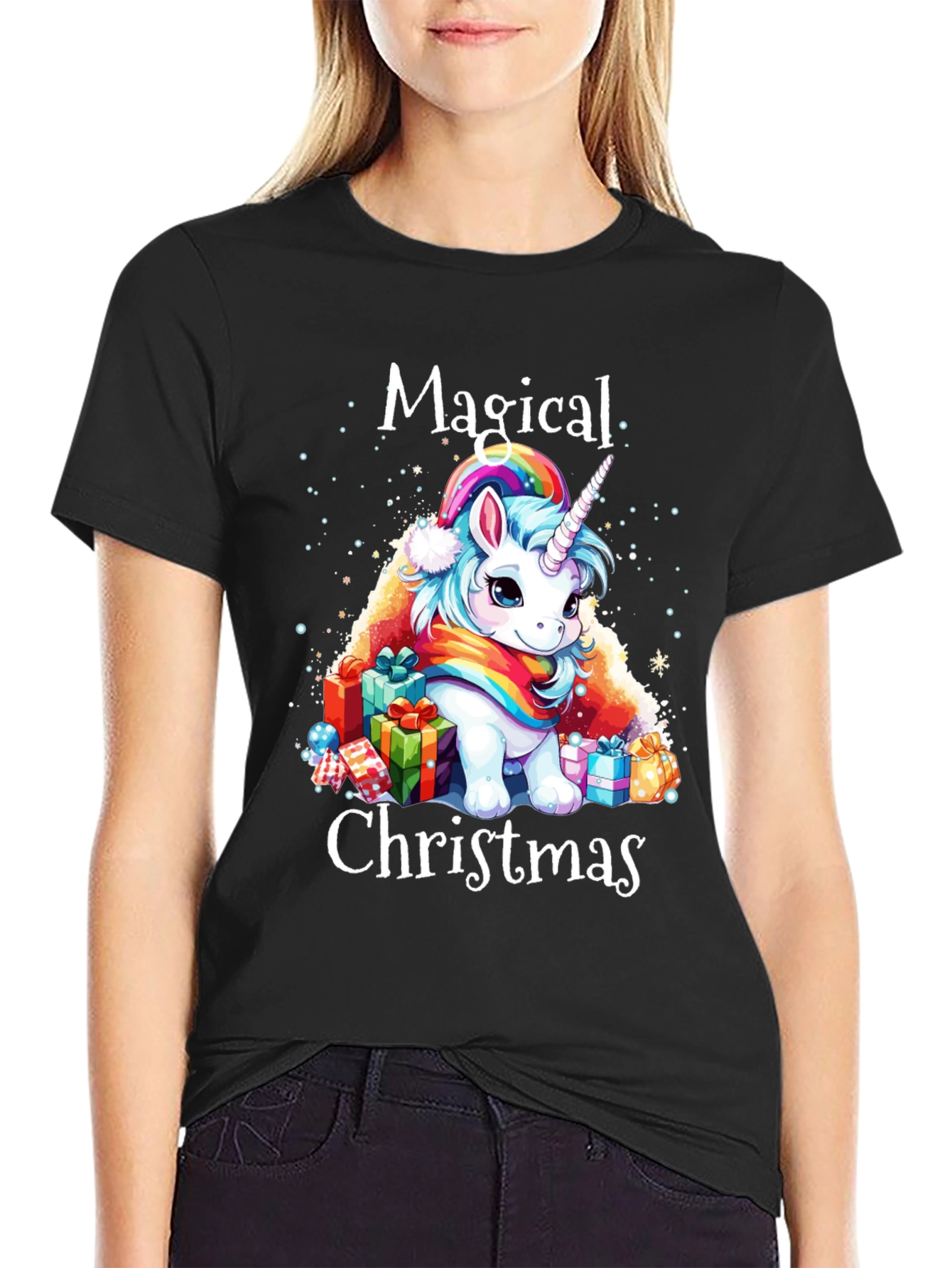 Magical Christmas Unicorn T-Shirt