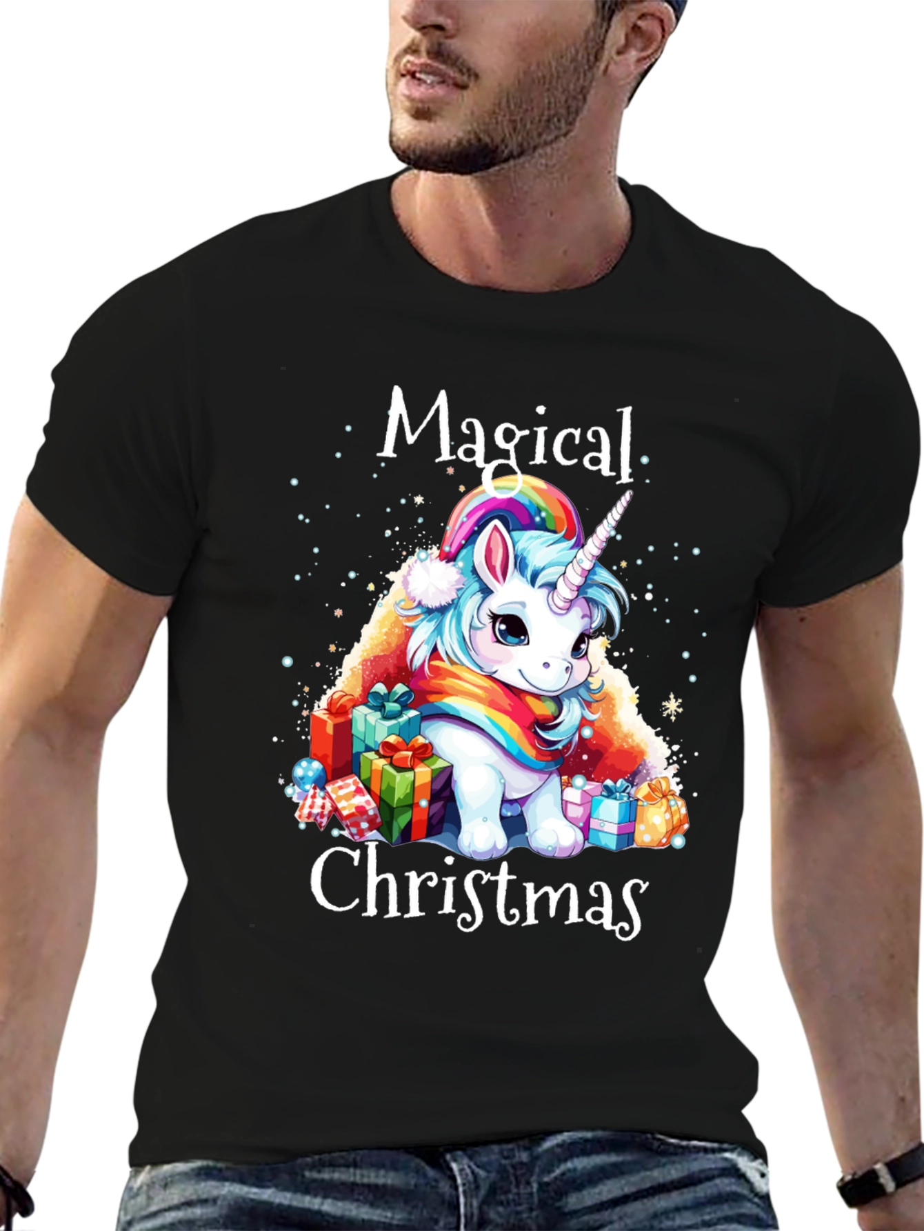 Magical Christmas Unicorn T-Shirt