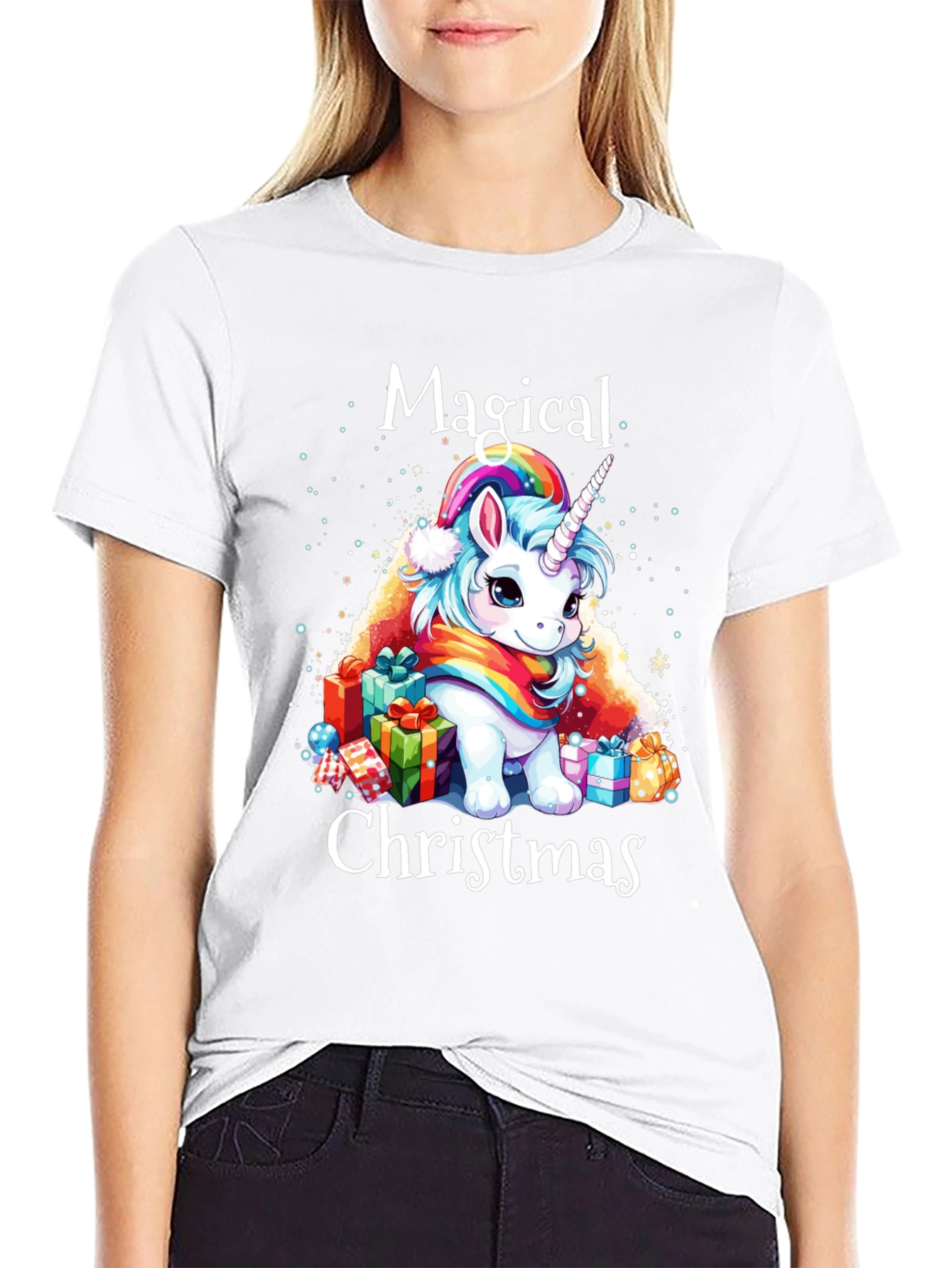 Magical Christmas Unicorn T-Shirt