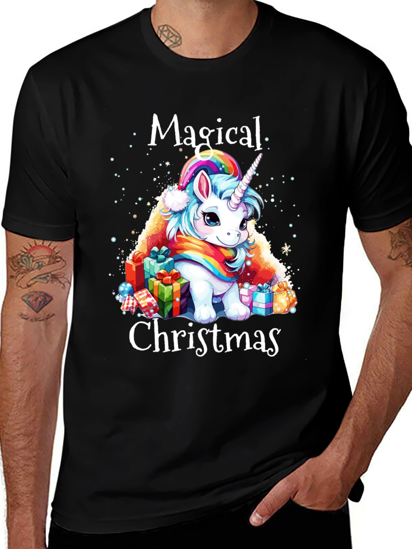 Magical Christmas Unicorn T-Shirt
