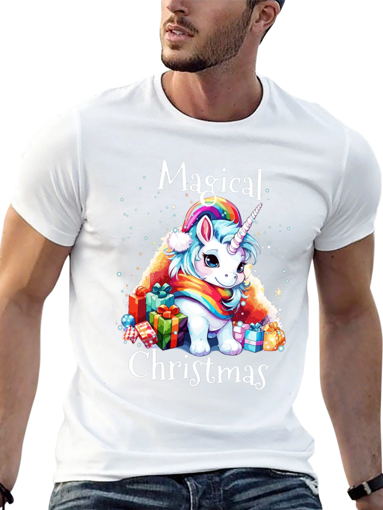 Magical Christmas Unicorn T-Shirt