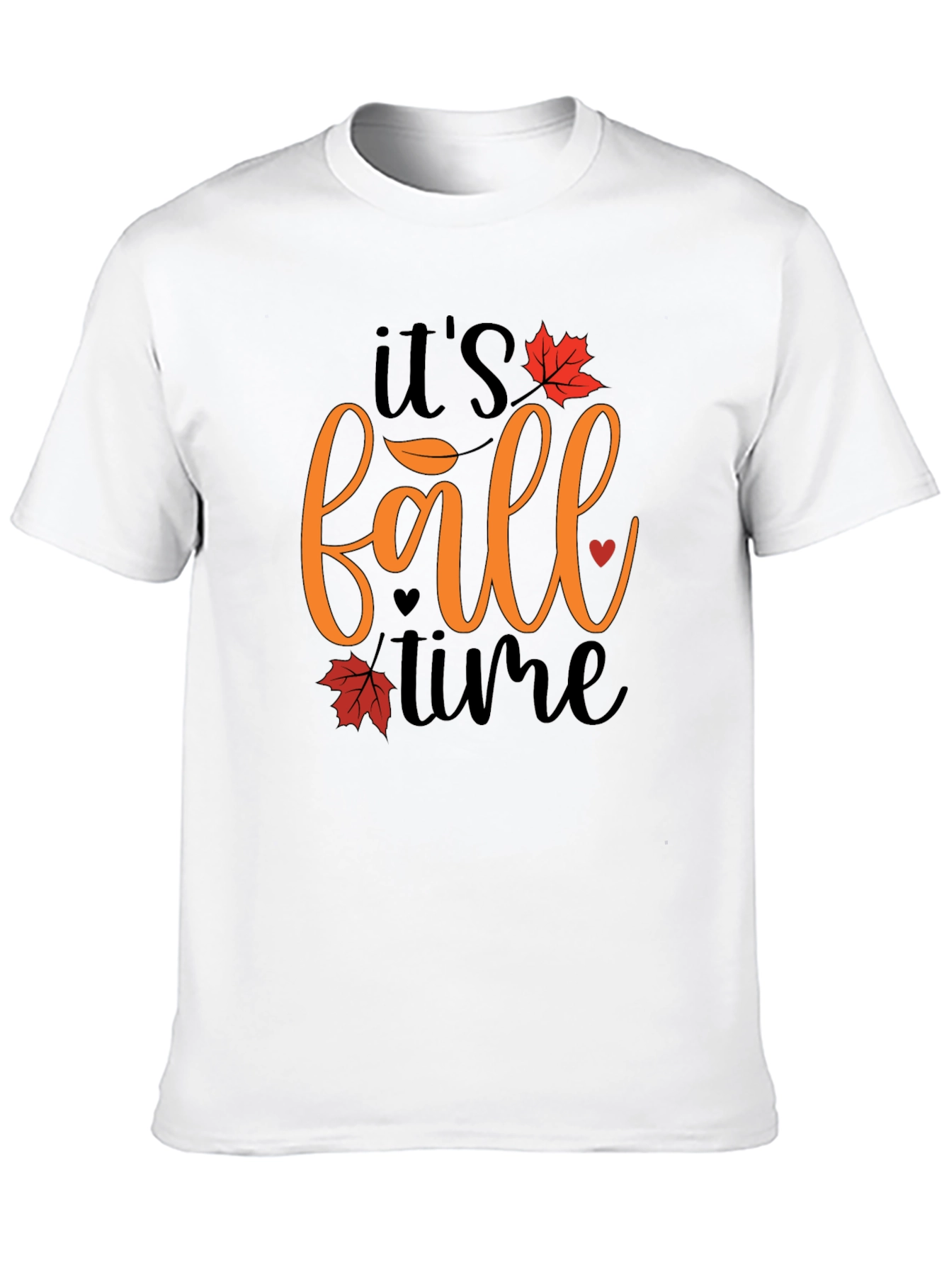 Its Fall Time Graphic Tee - Autumn Season Shirt