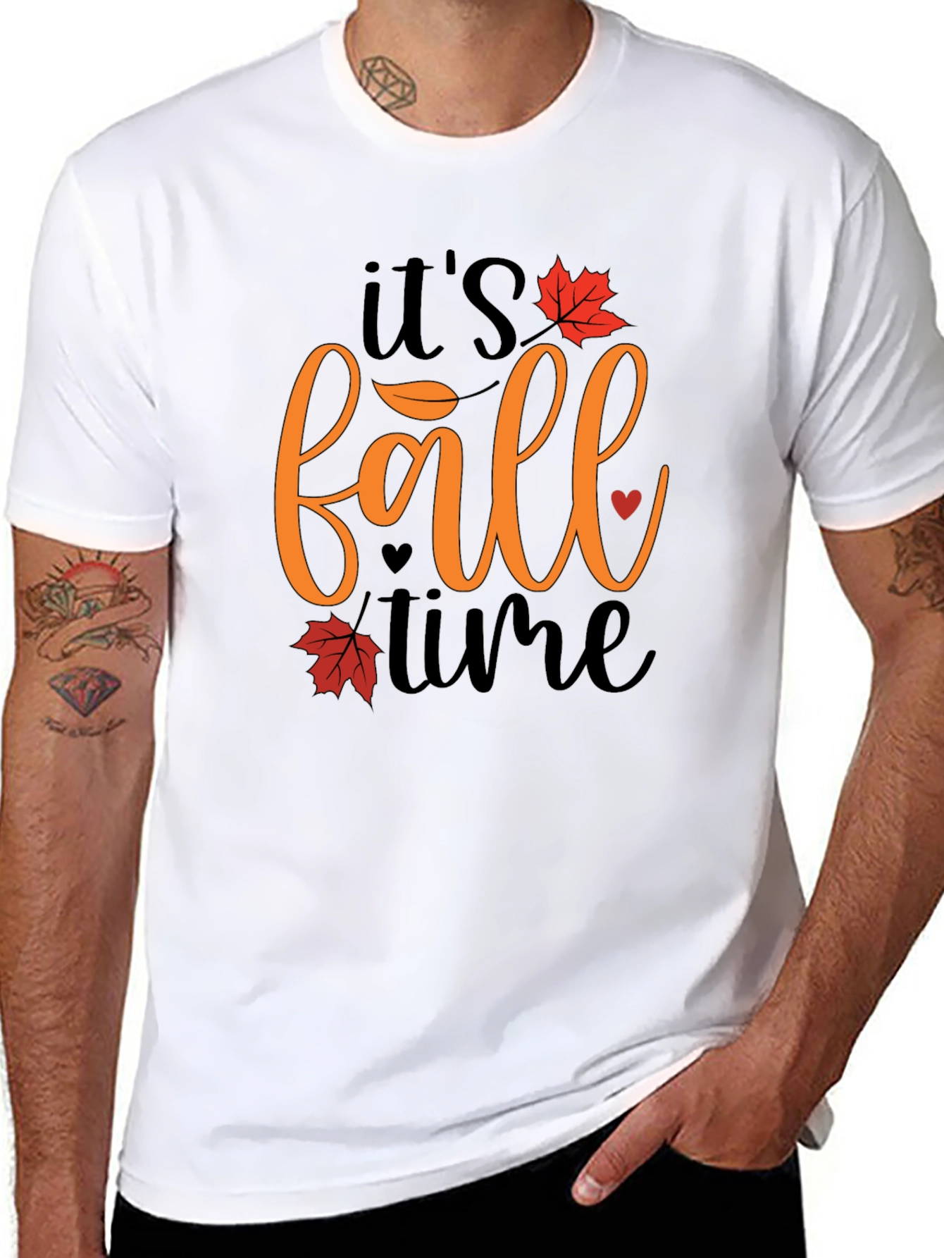 Its Fall Time Graphic Tee - Autumn Season Shirt