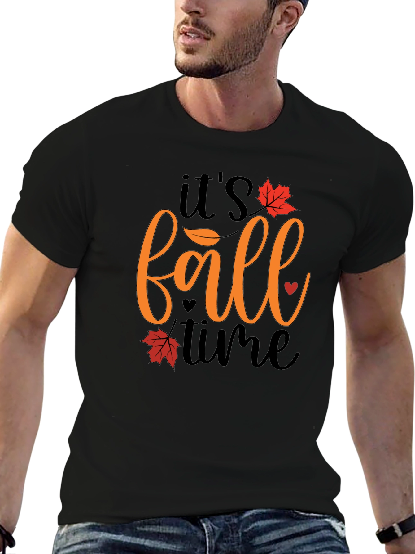Its Fall Time Graphic Tee - Autumn Season Shirt