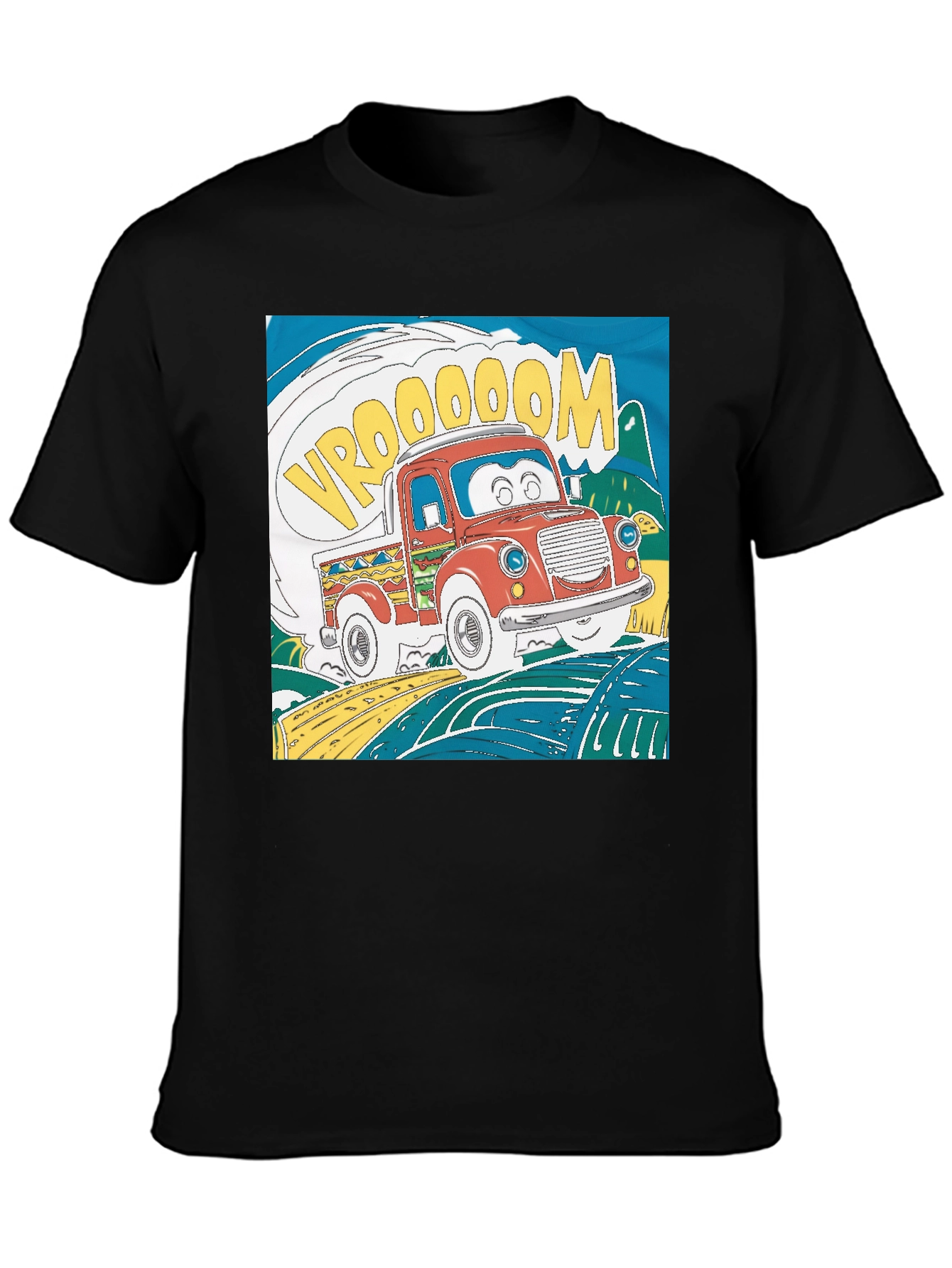 Cartoon Truck Graphic Tee