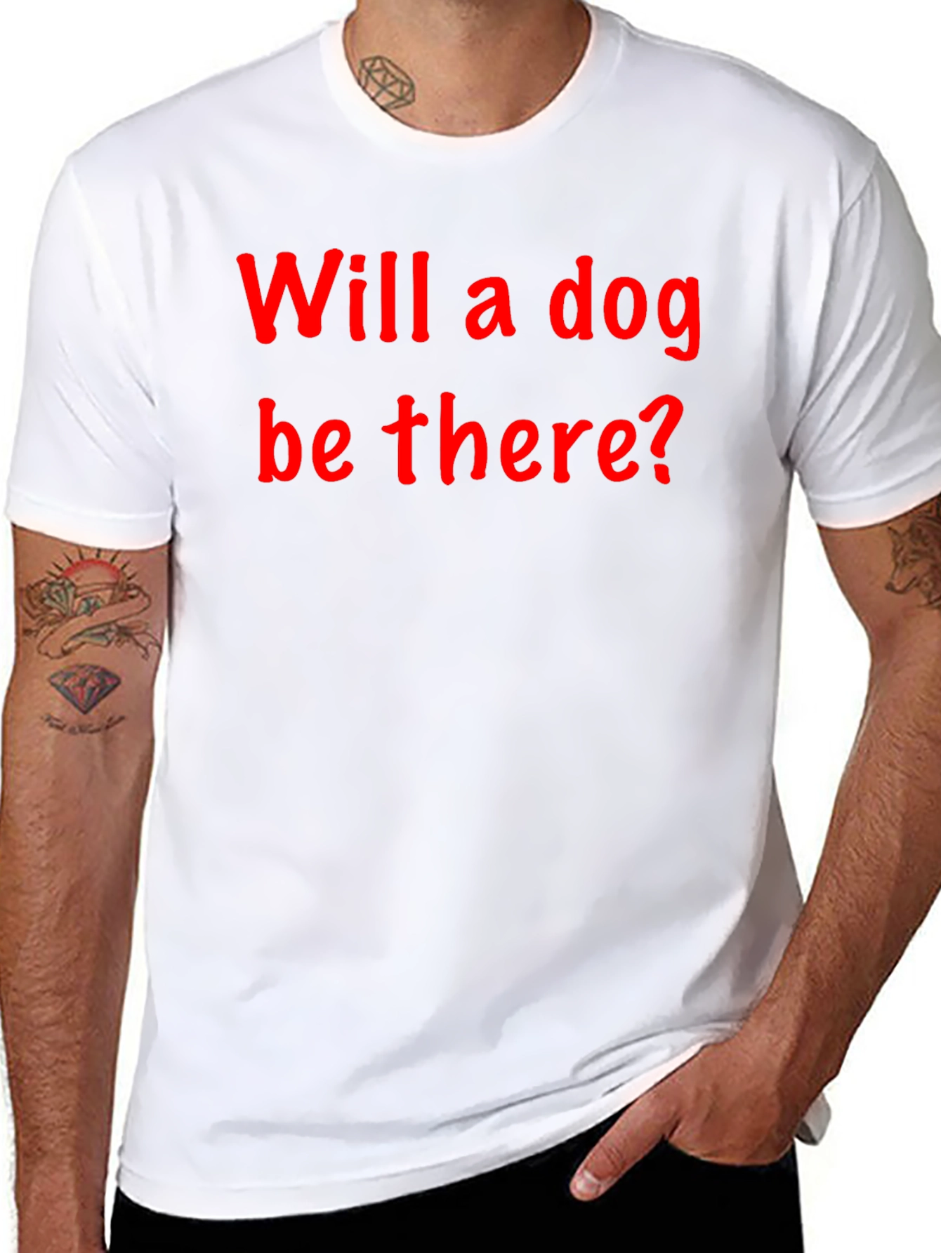 Will a Dog Be There? Graphic Tee