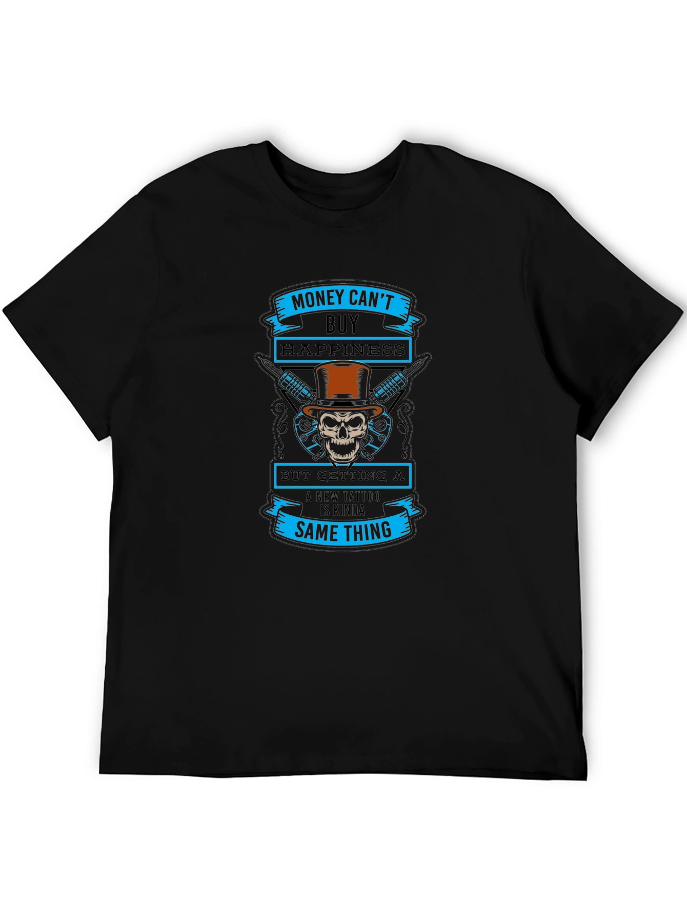 Money Cant Buy Happiness Tattoo T-Shirt