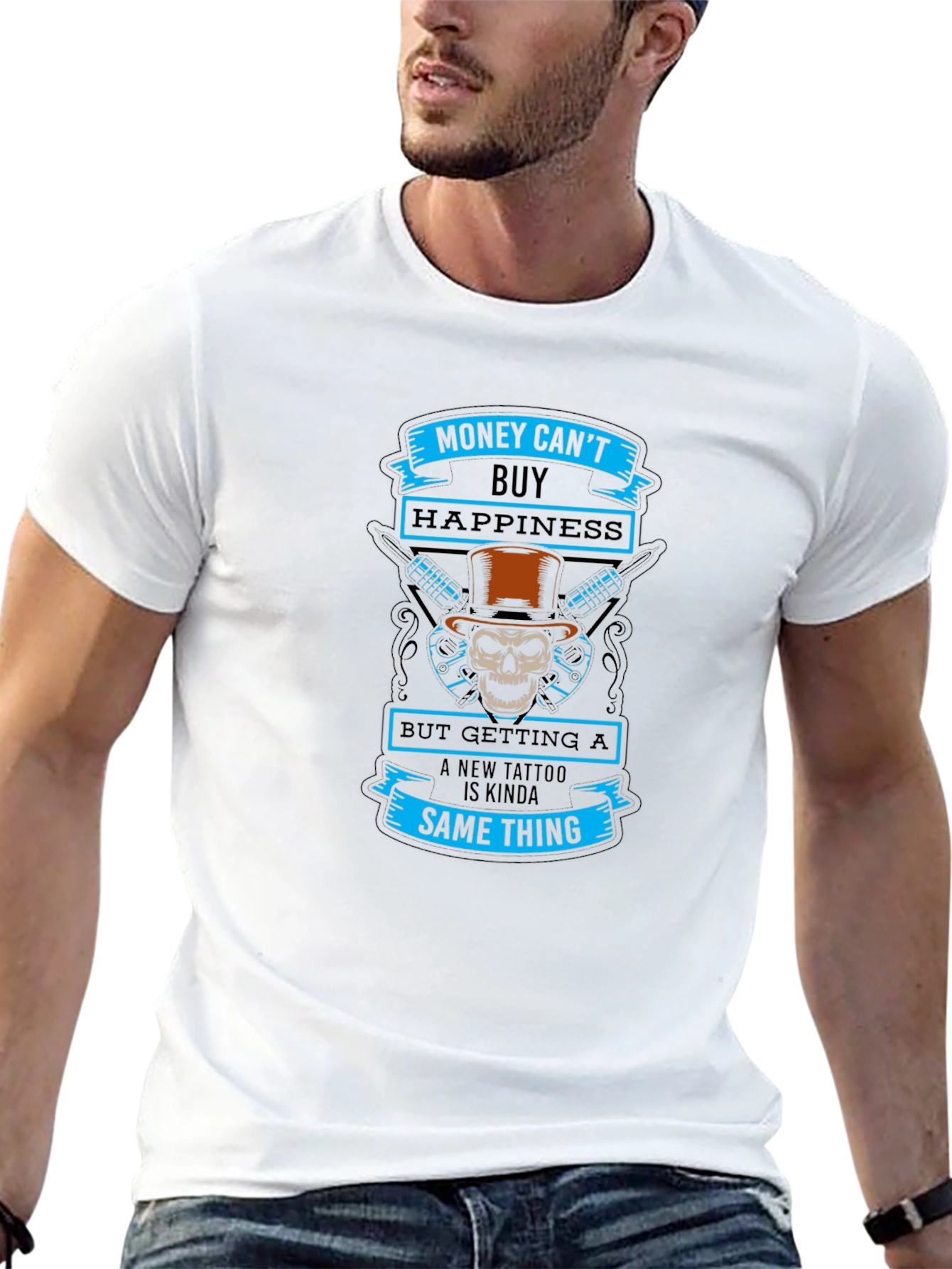 Money Cant Buy Happiness Tattoo T-Shirt