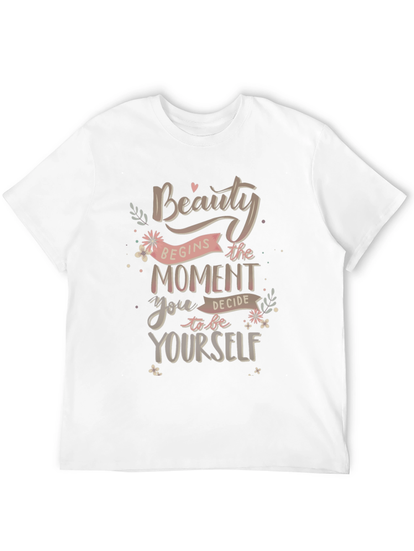 Beauty Begins Yourself Graphic T-Shirt