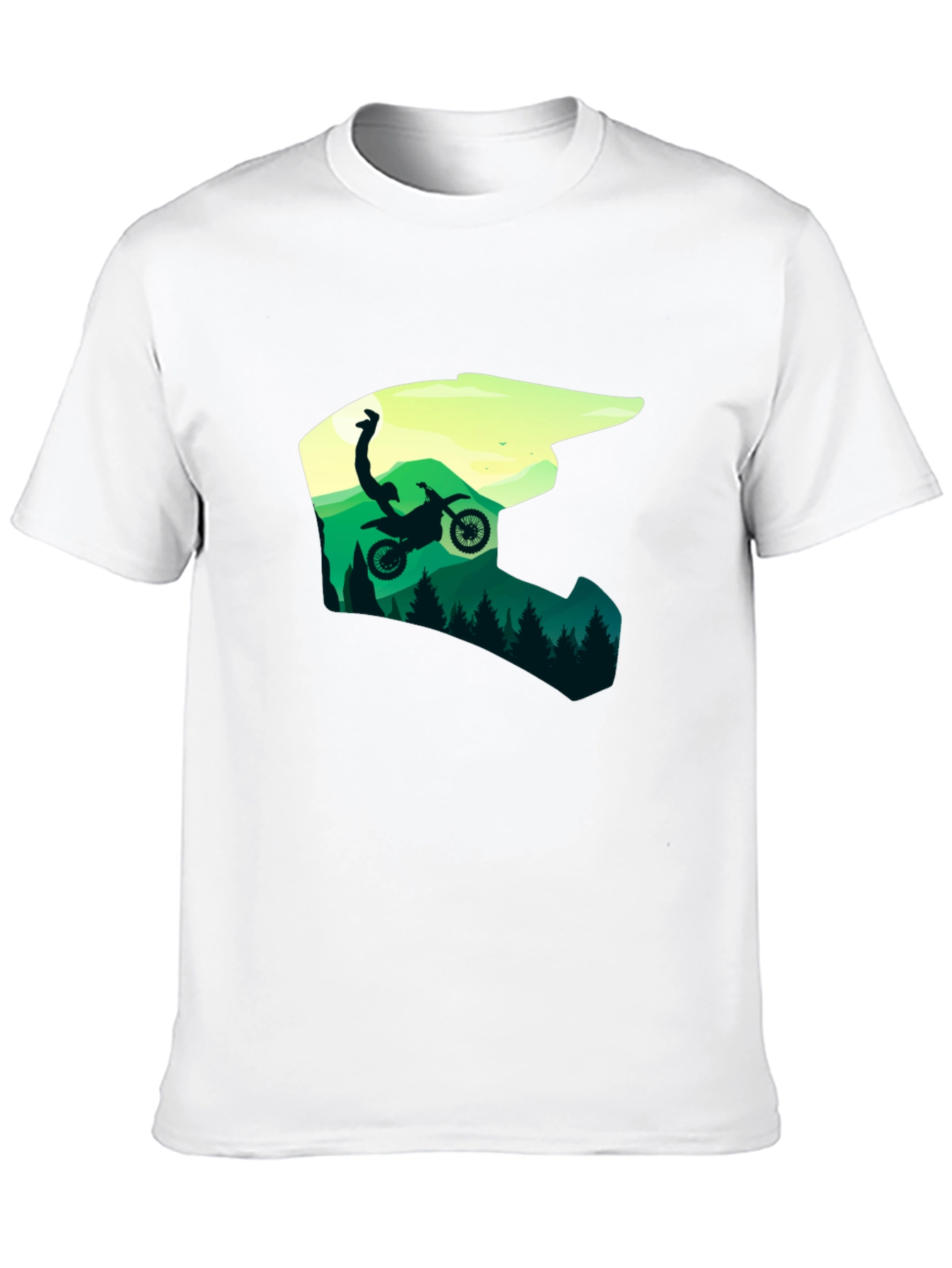 Motocross Helmet T-Shirt - Extreme Sport
