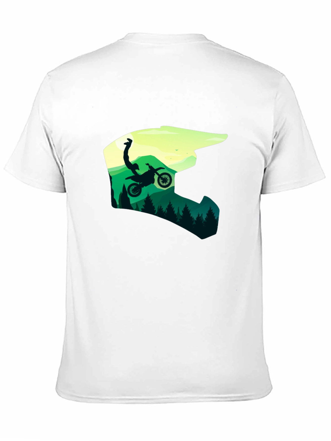 Motocross Helmet T-Shirt - Extreme Sport