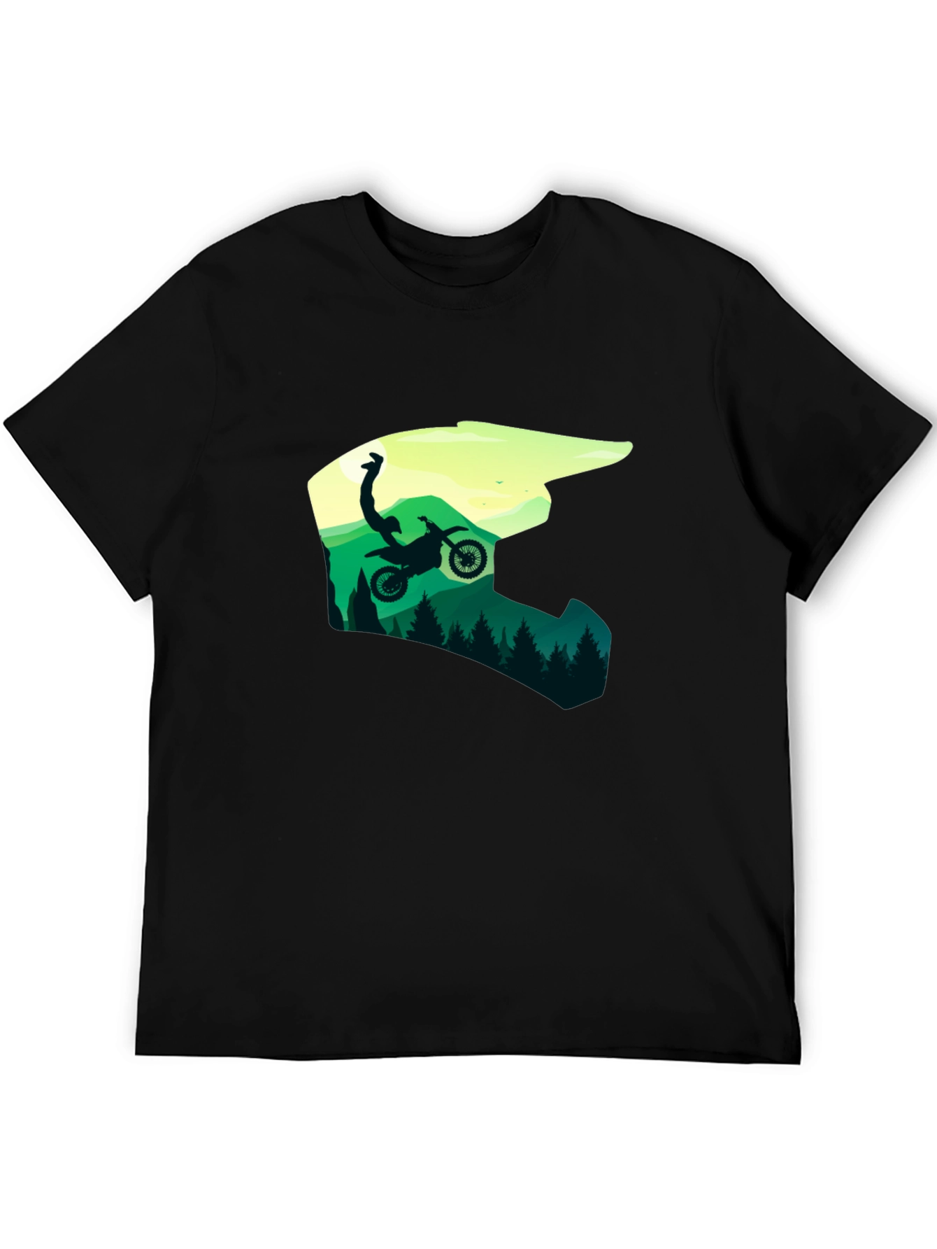 Motocross Helmet T-Shirt - Extreme Sport
