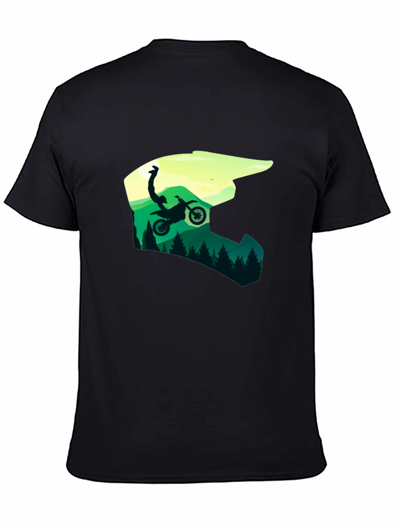 Motocross Helmet T-Shirt - Extreme Sport
