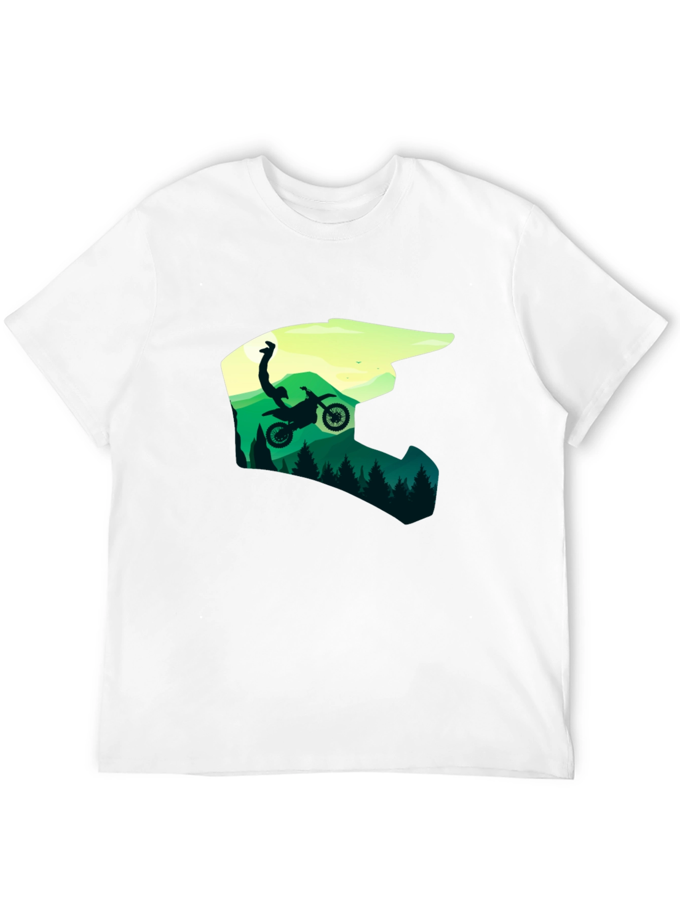 Motocross Helmet T-Shirt - Extreme Sport