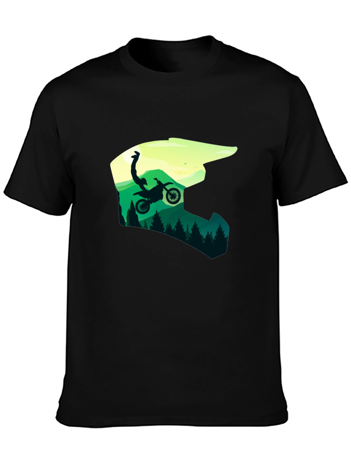 Motocross Helmet T-Shirt - Extreme Sport