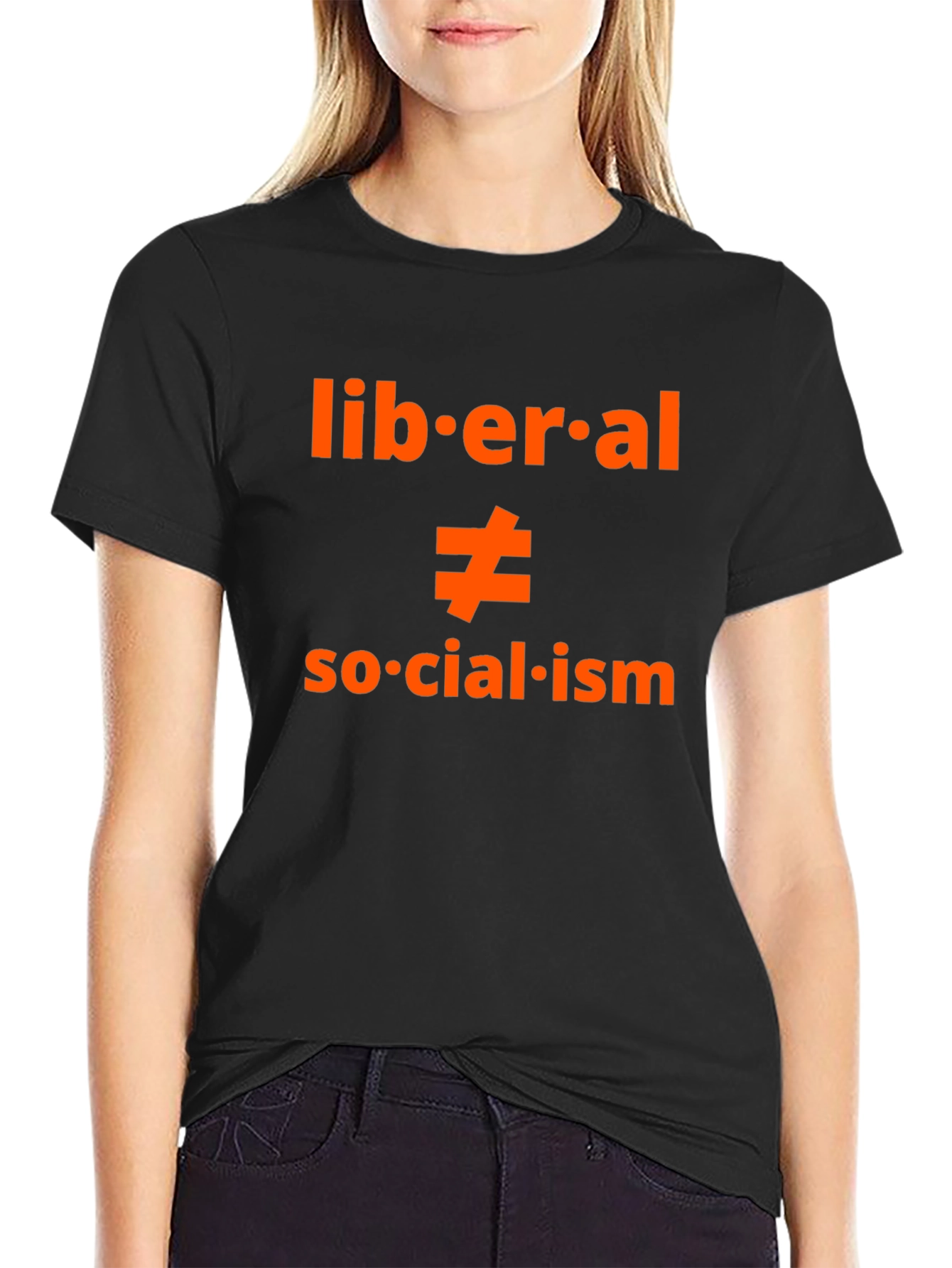 Liberal Not Equal to Socialism T-Shirt