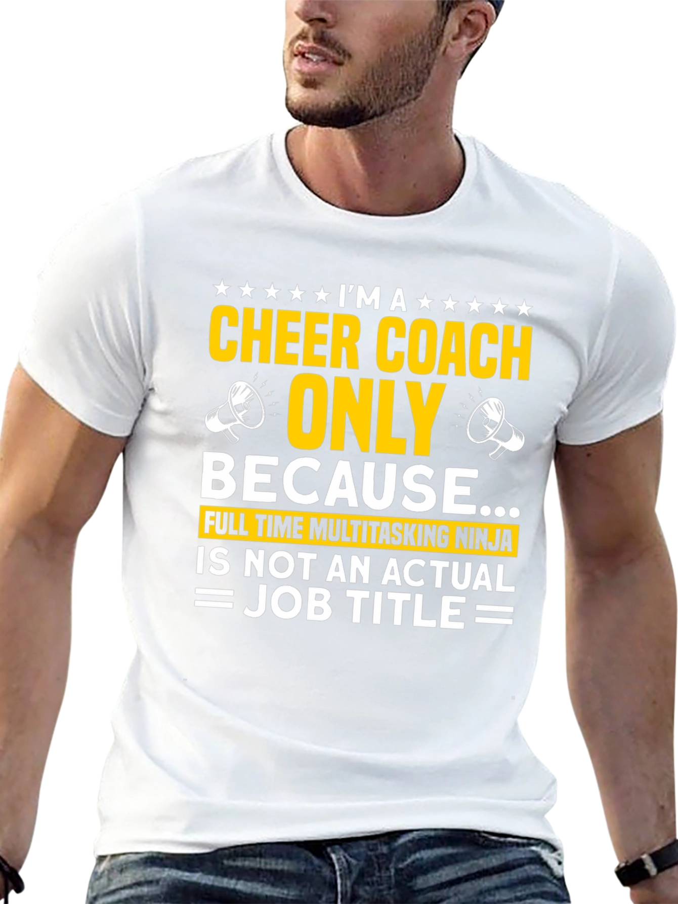 Cheer Coach T-Shirt: Full-Time Multitasking Ninja