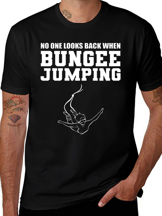 Bungee Jumping Graphic Tee - Adventure Seeker T-Shirt