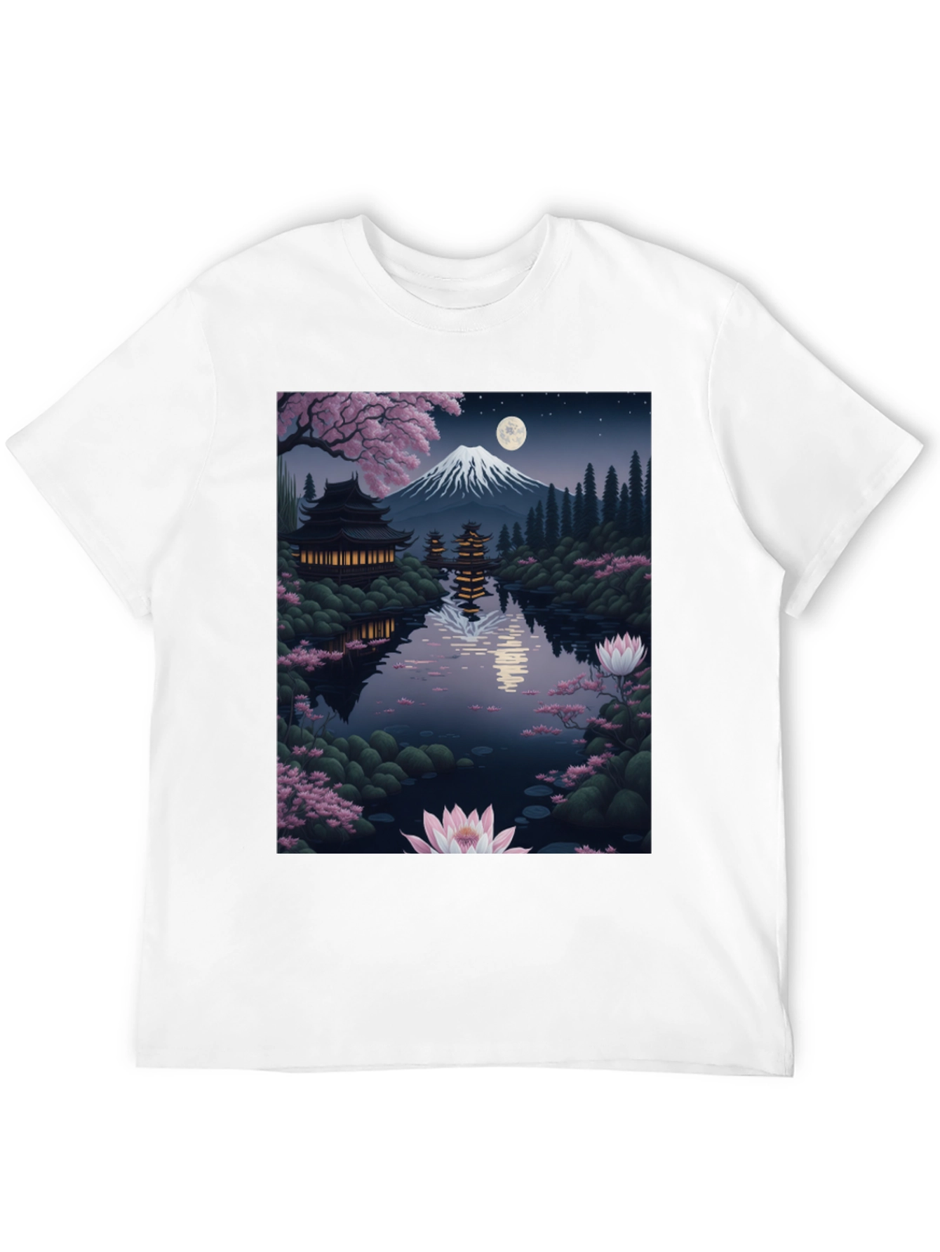 Scenic Japanese Temple T-Shirt