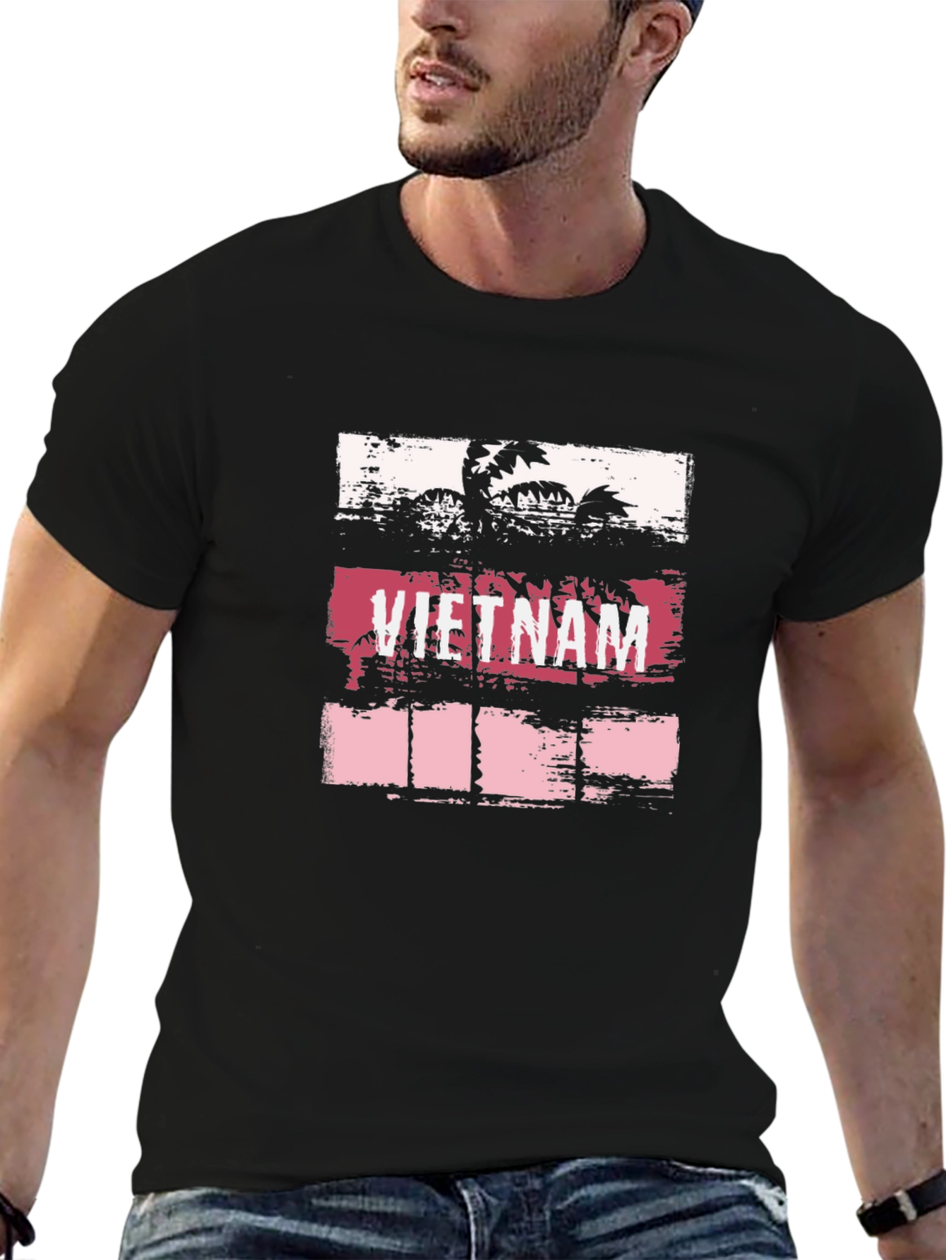 Vietnam Palms T-Shirt - Retro Travel Tee