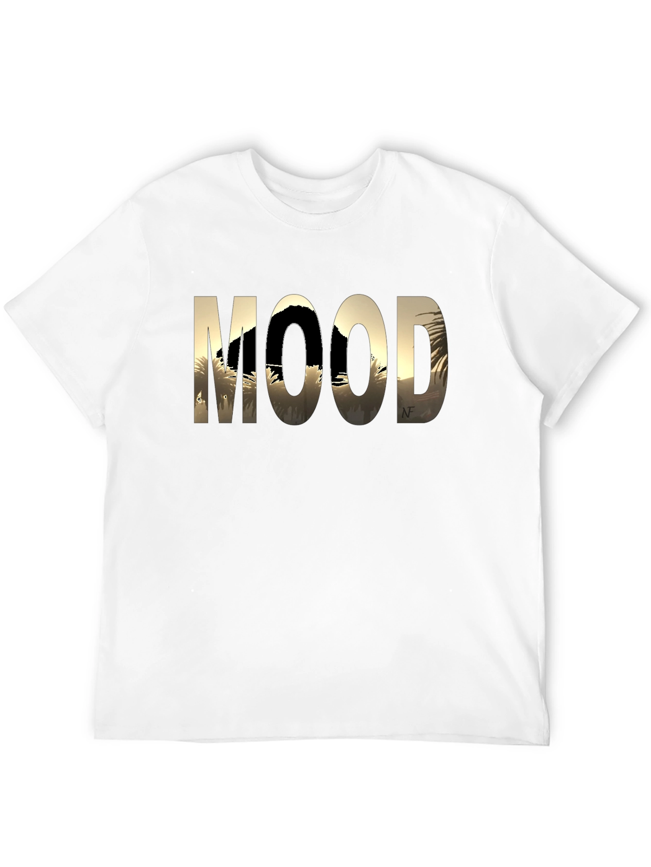 Mood Graphic Tee - Black Cotton Comfort