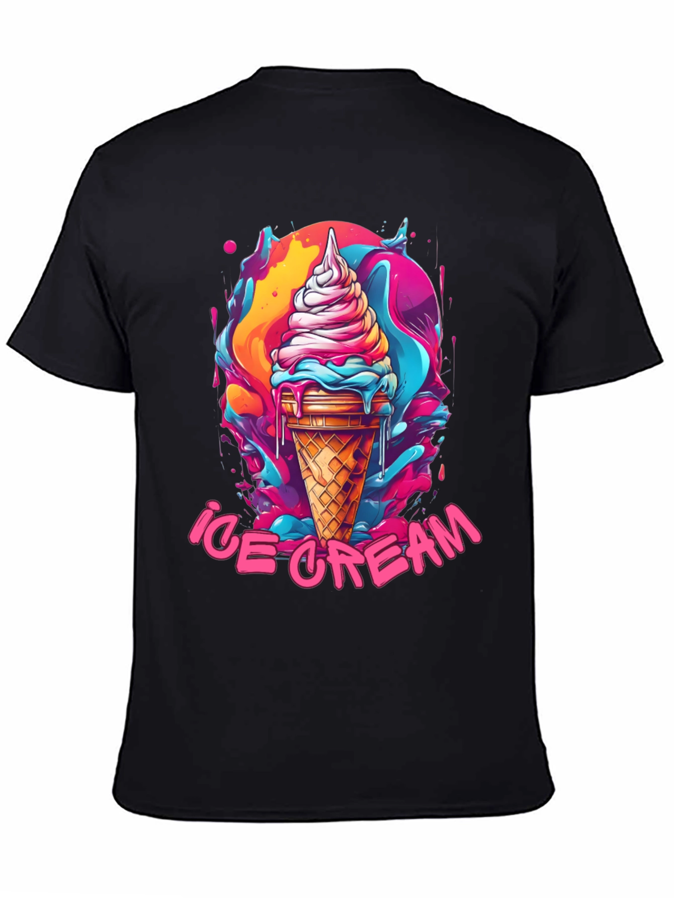 Ice Cream Graphic Tee - Fun Summer Design
