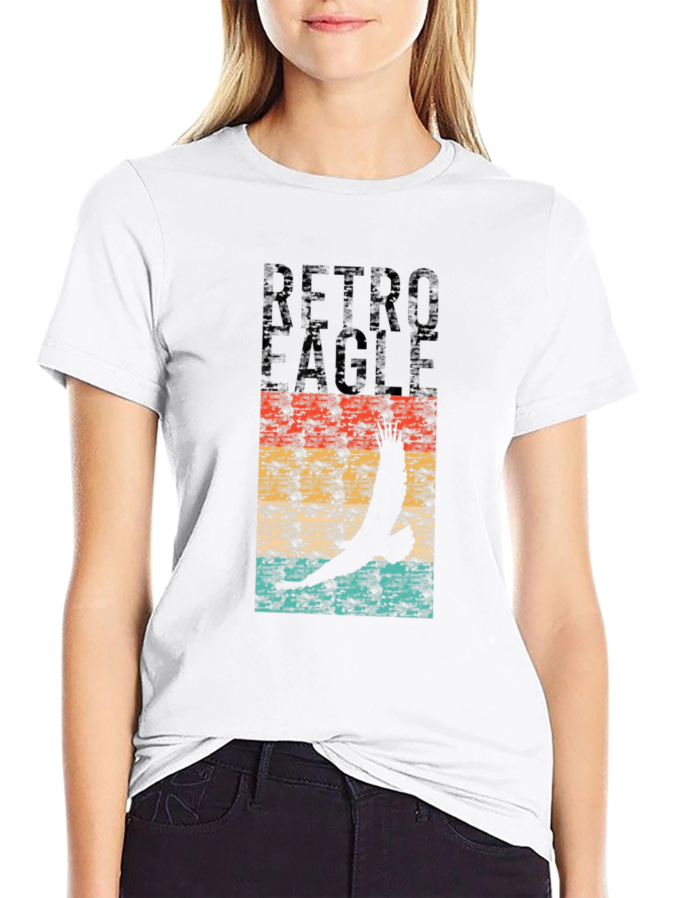 Retro Eagle Graphic T-Shirt