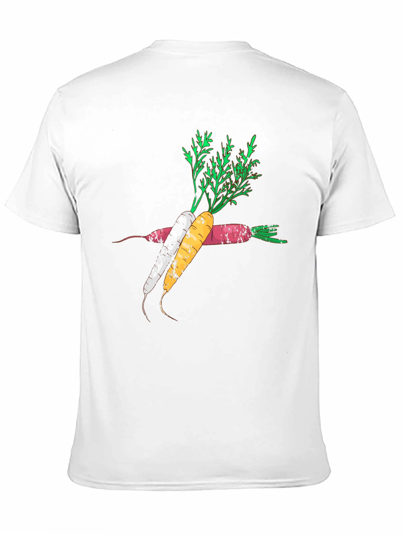 Carrot Graphic Black T-Shirt Trendy Design
