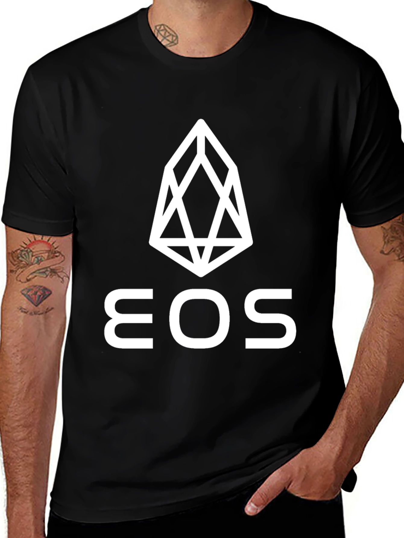 EOS Crypto Black T-Shirt