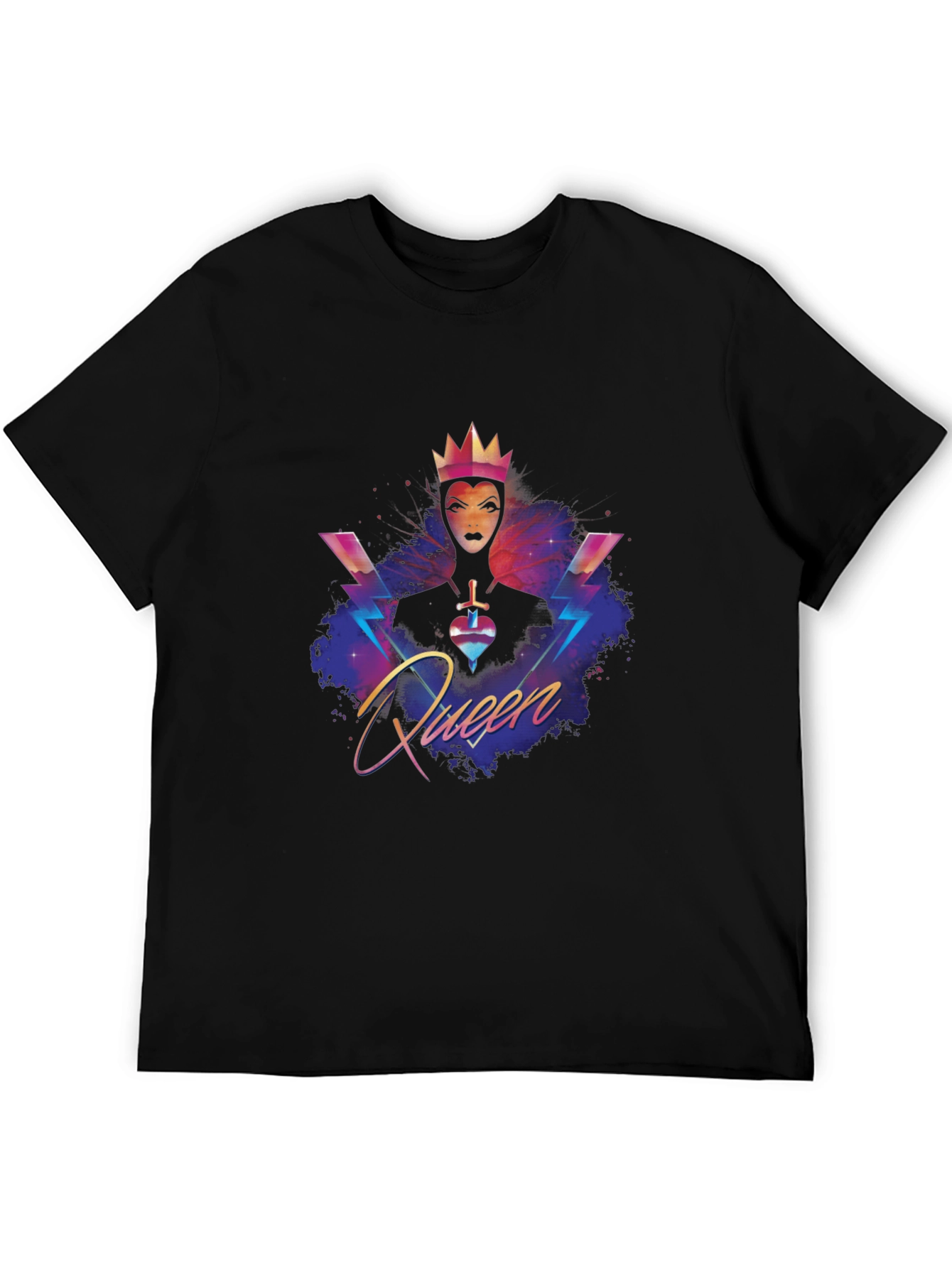 Evil Queen Graphic Tee - Snow White Villain Shirt