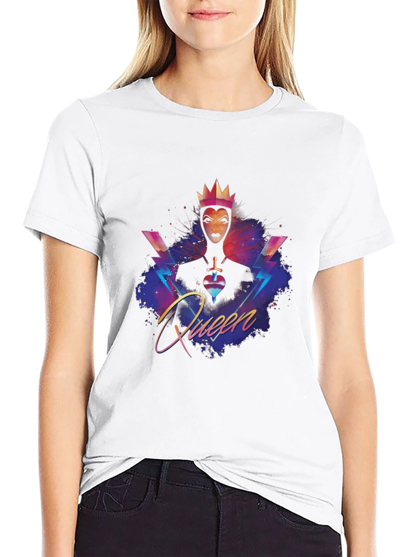 Evil Queen Graphic Tee - Snow White Villain Shirt