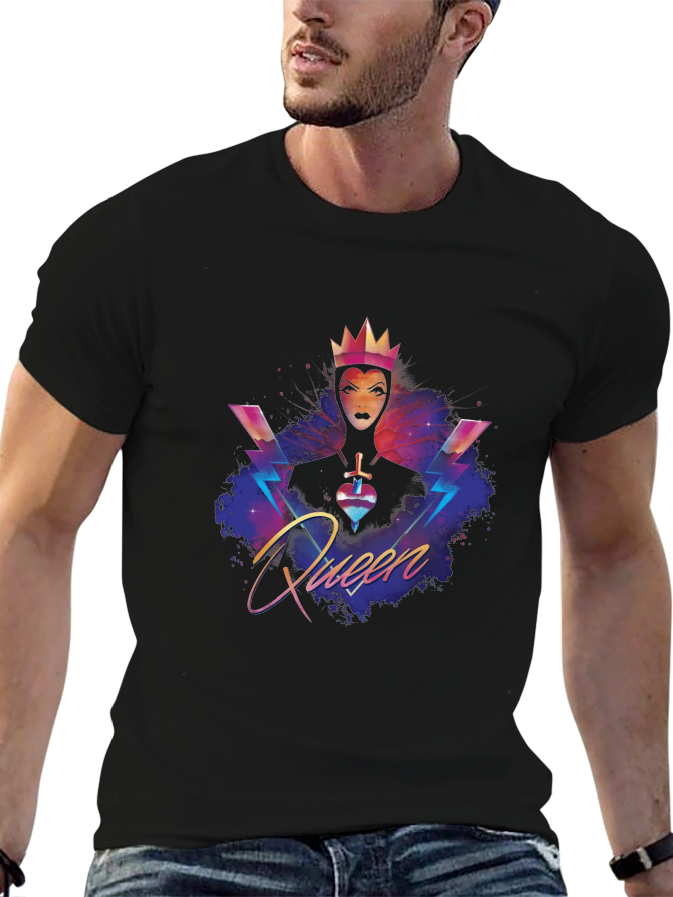 Evil Queen Graphic Tee - Snow White Villain Shirt