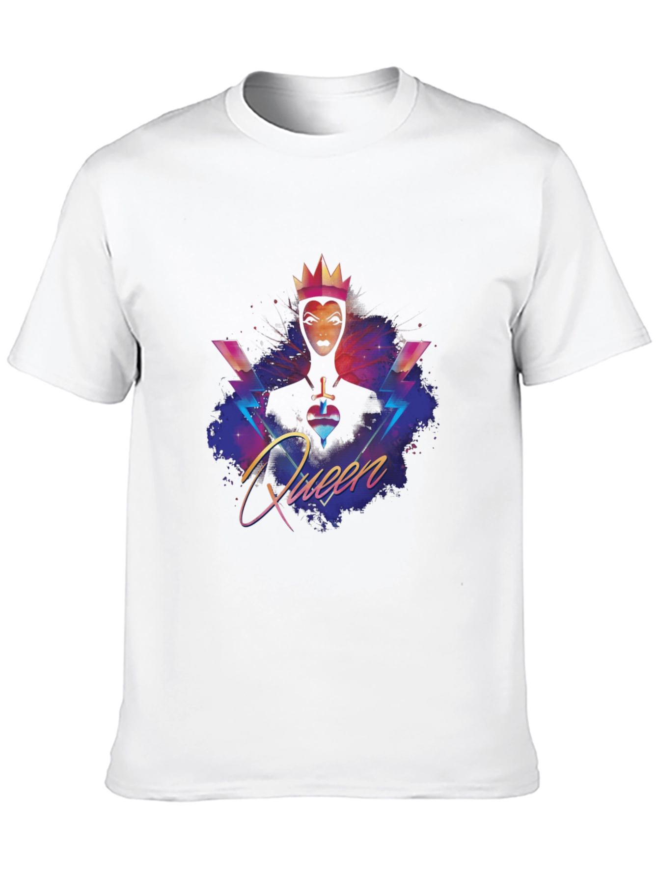 Evil Queen Graphic Tee - Snow White Villain Shirt