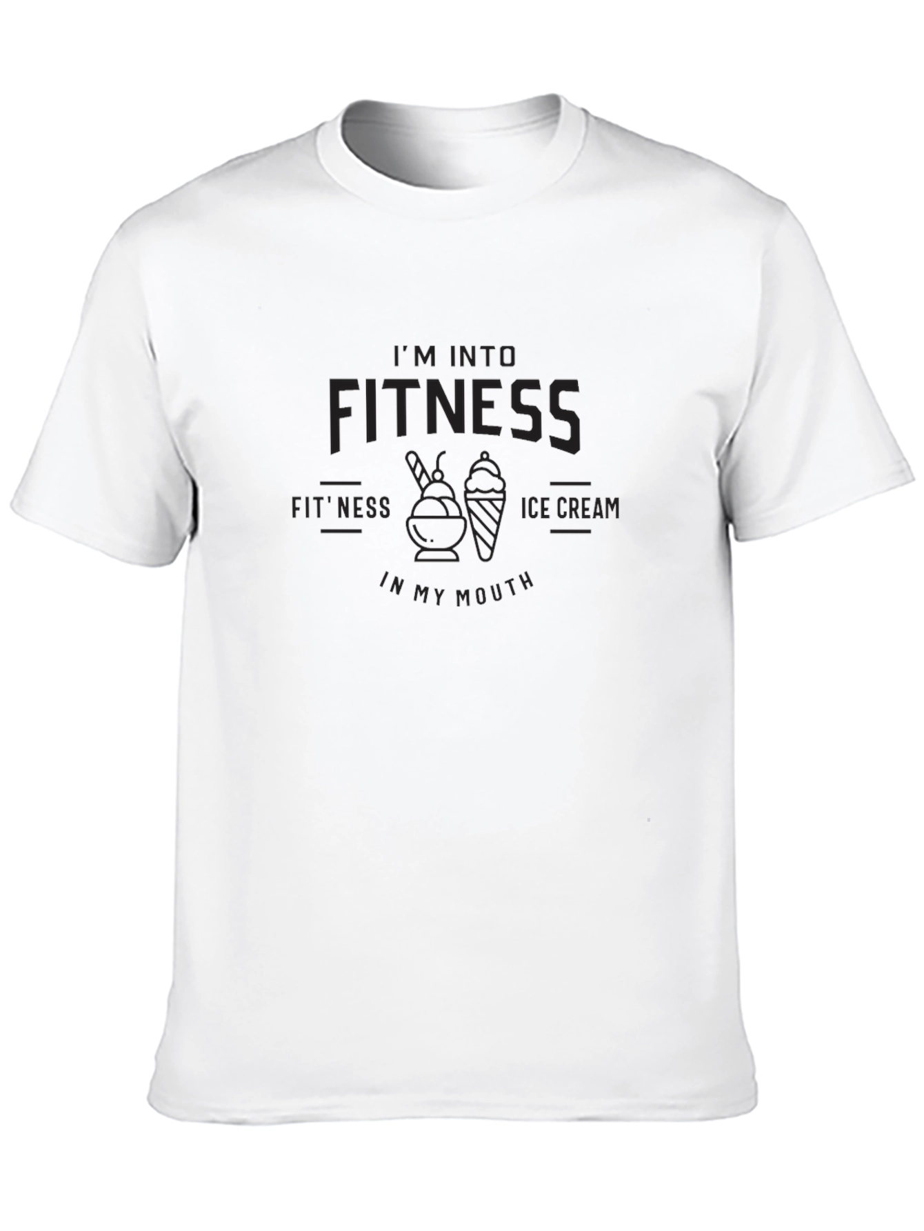 Fitness Ice Cream T-Shirt