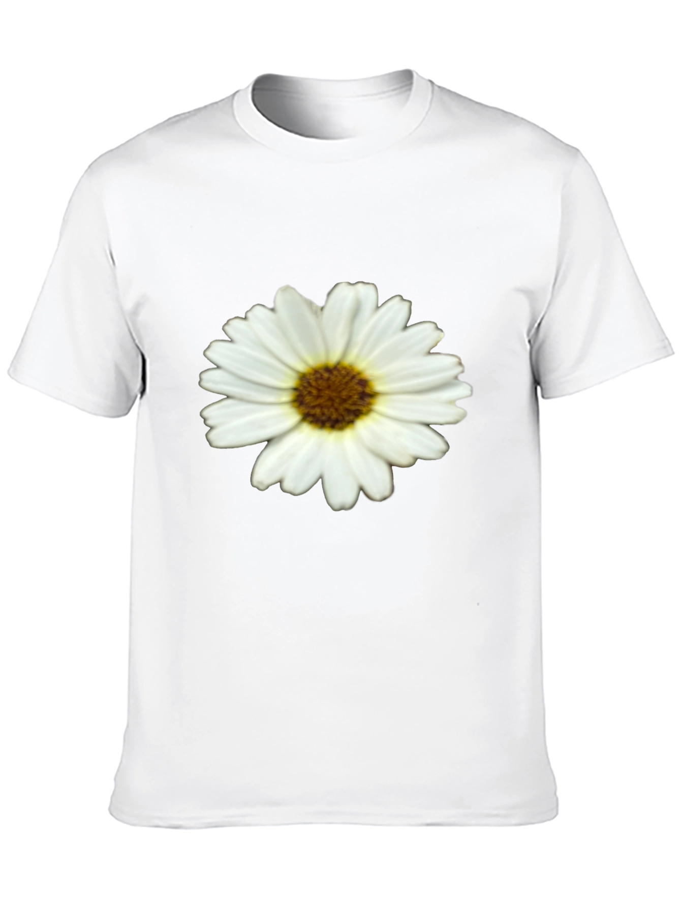 Daisy Graphic Print Black T-Shirt