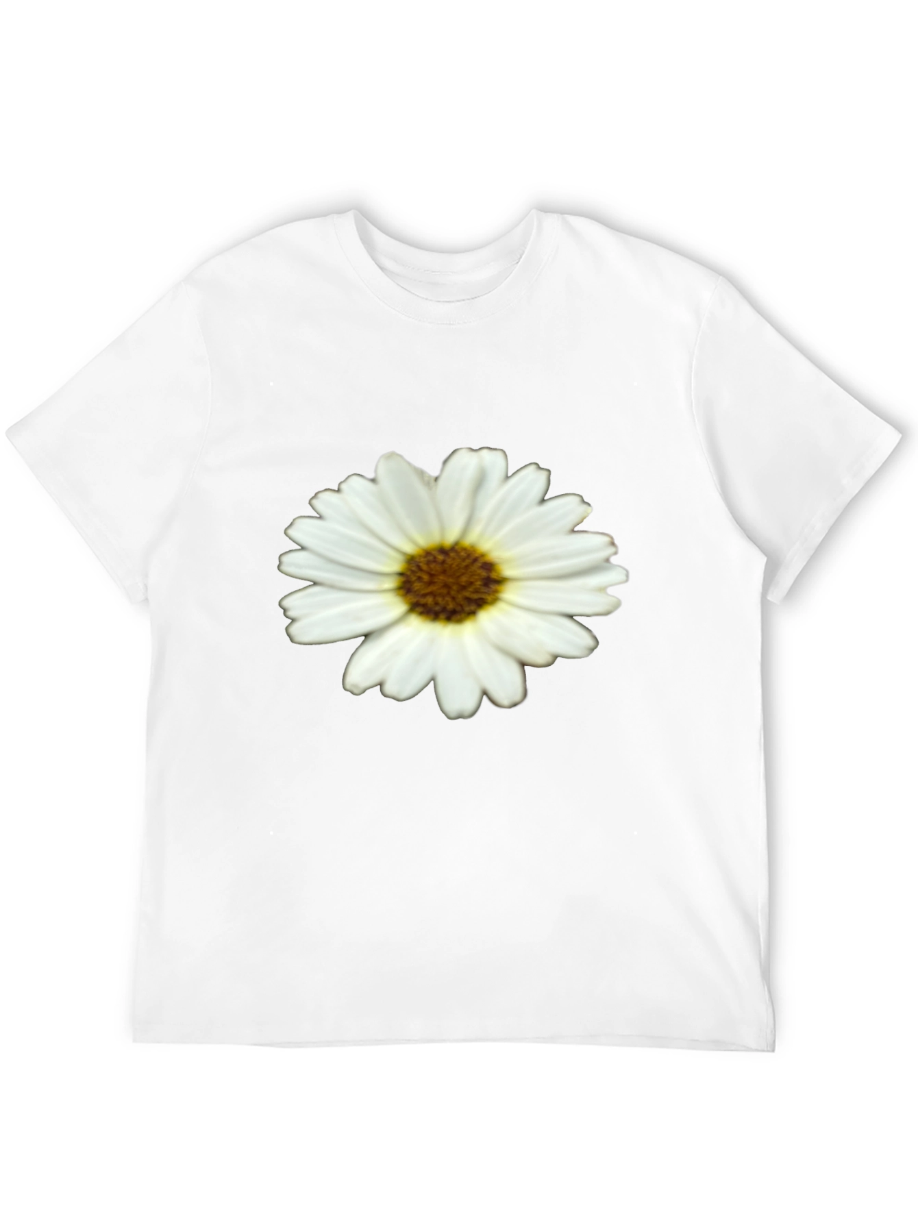 Daisy Graphic Print Black T-Shirt
