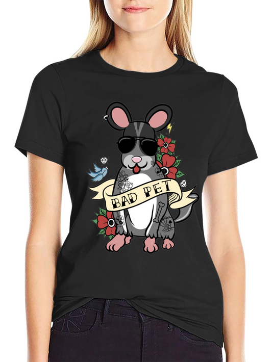 Bad Pet Chinchilla Graphic T-Shirt