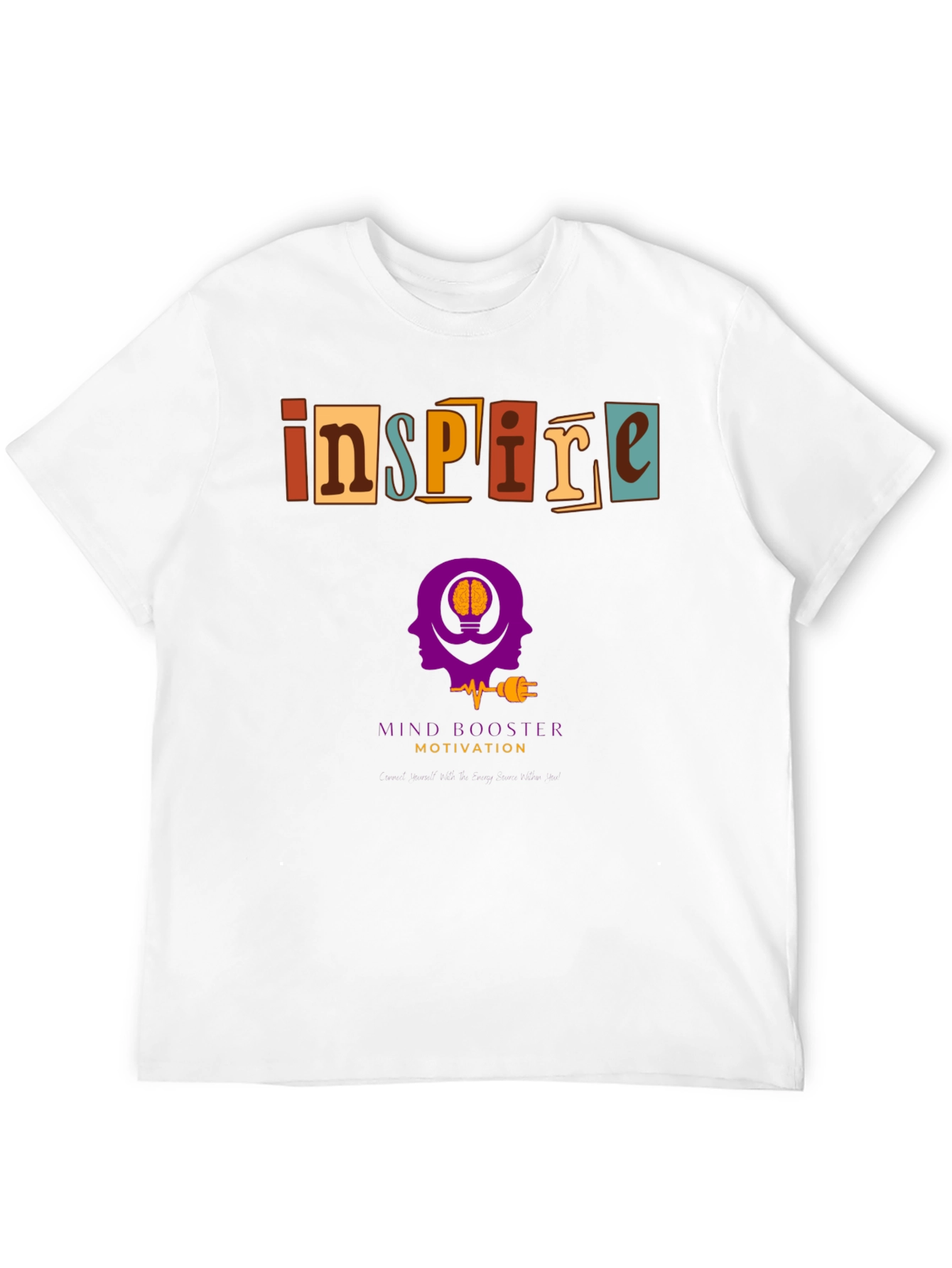 Inspire Motivation Graphic Tee - Mind Booster T-Shirt