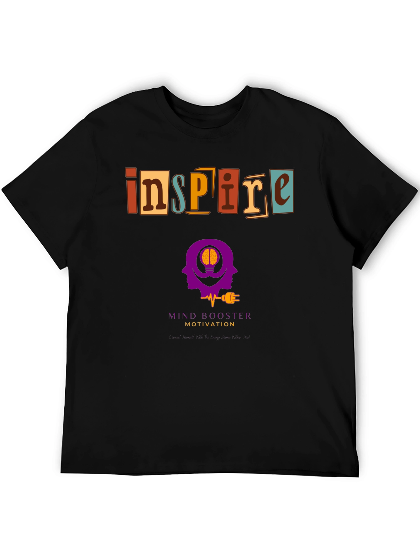 Inspire Motivation Graphic Tee - Mind Booster T-Shirt