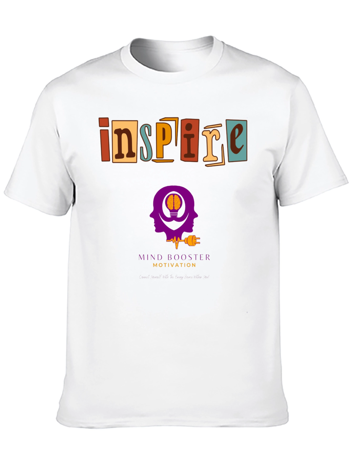 Inspire Motivation Graphic Tee - Mind Booster T-Shirt